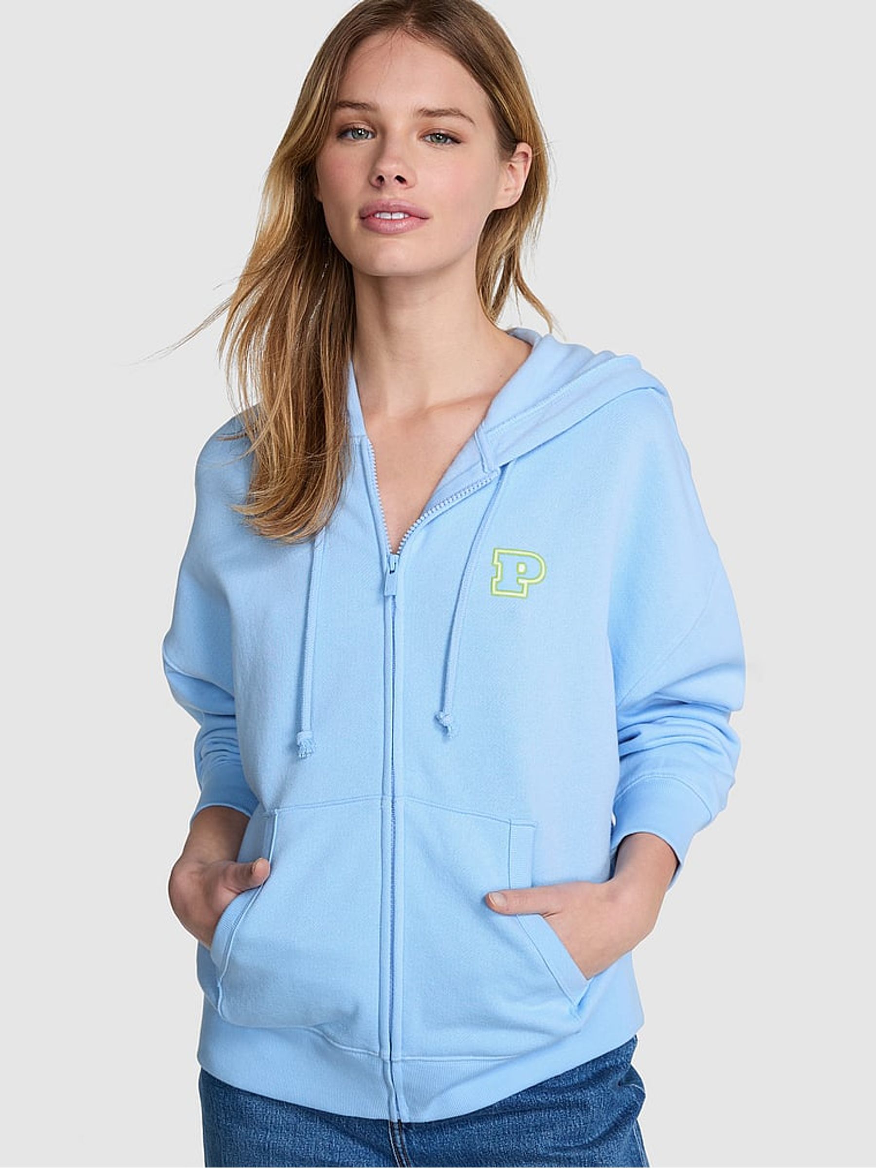 Blue Dancer Zip Up Hoodie