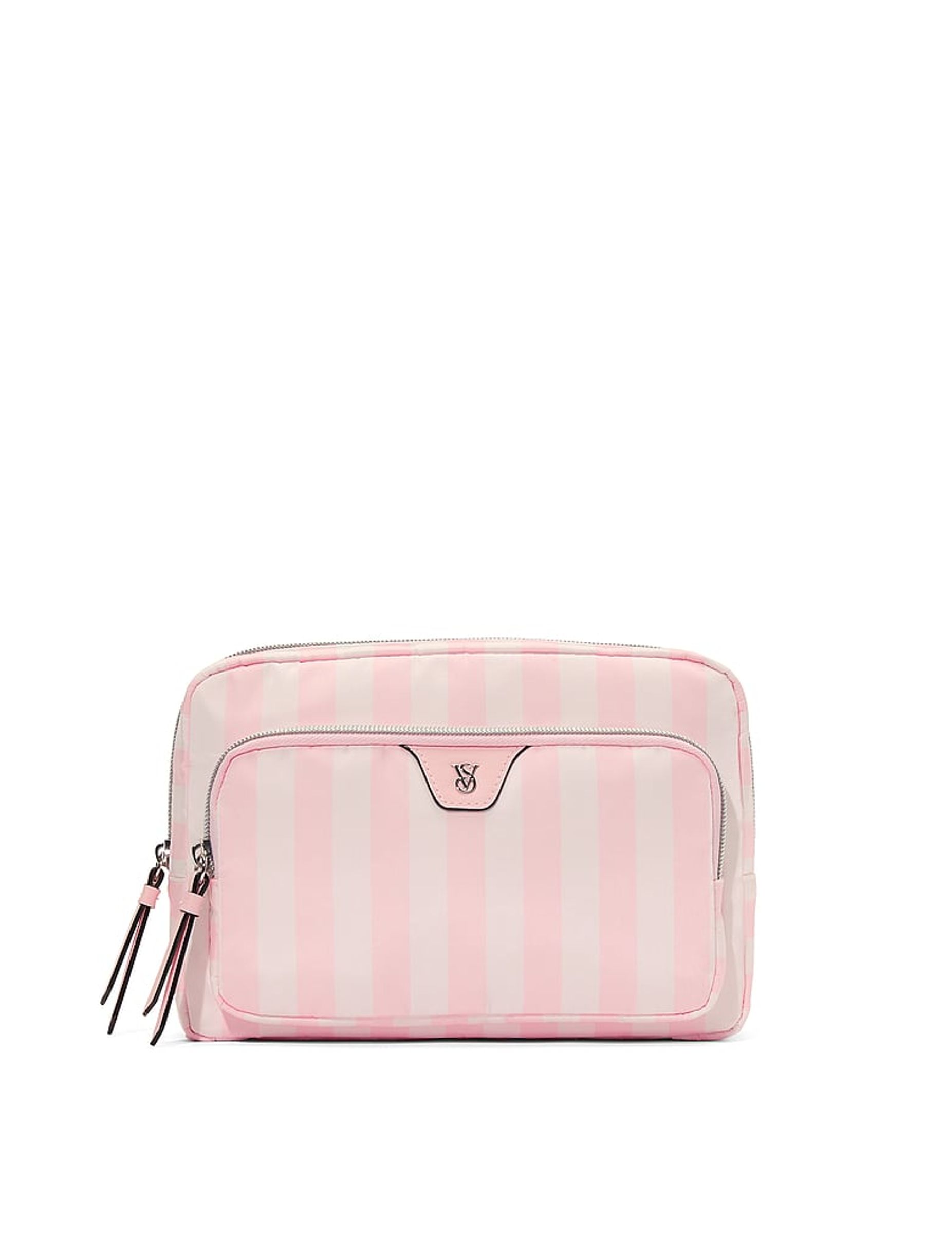 Iconic Stripe Pink Makeup Bag