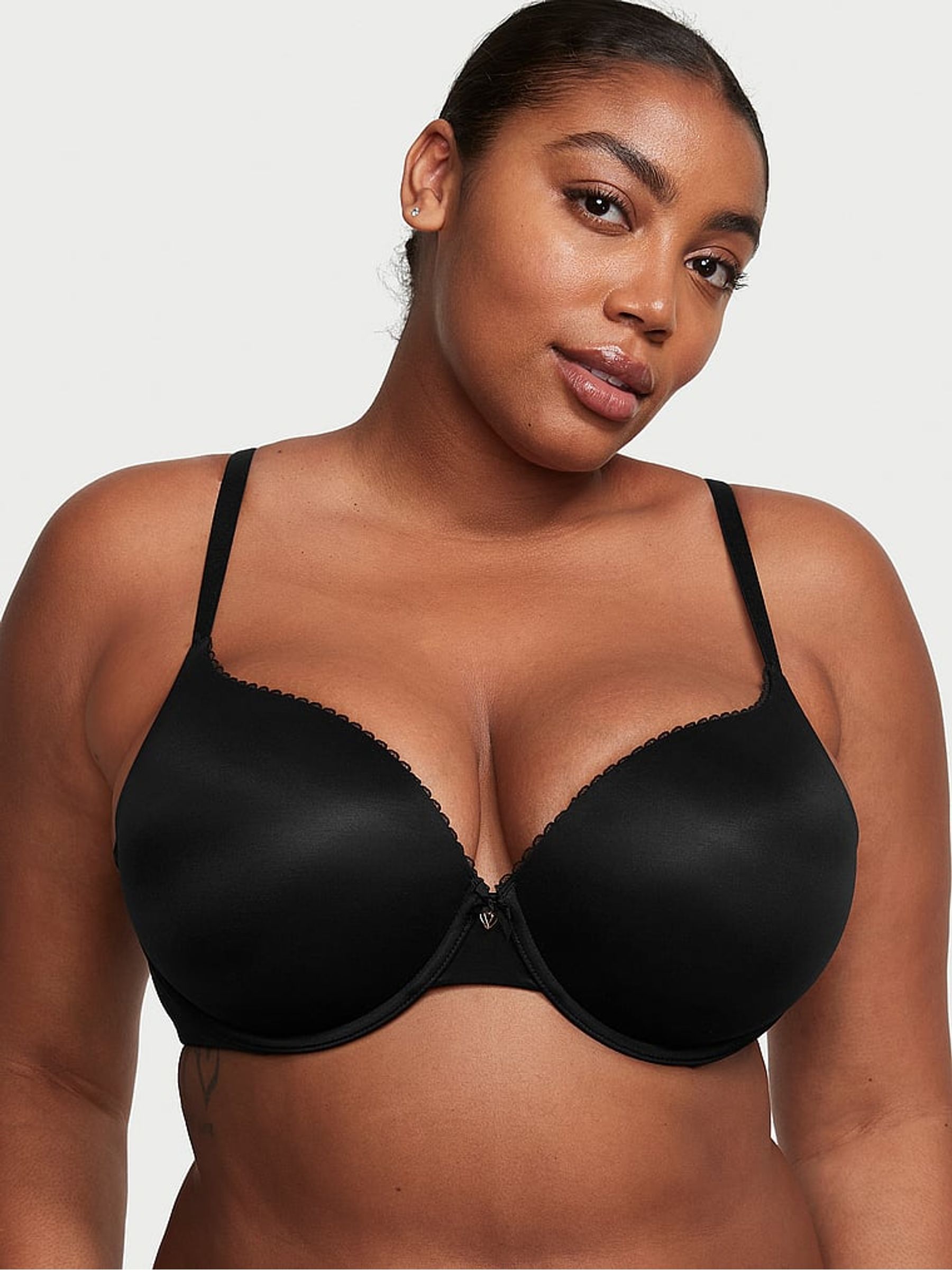 Black Full Cup Push Up Bra