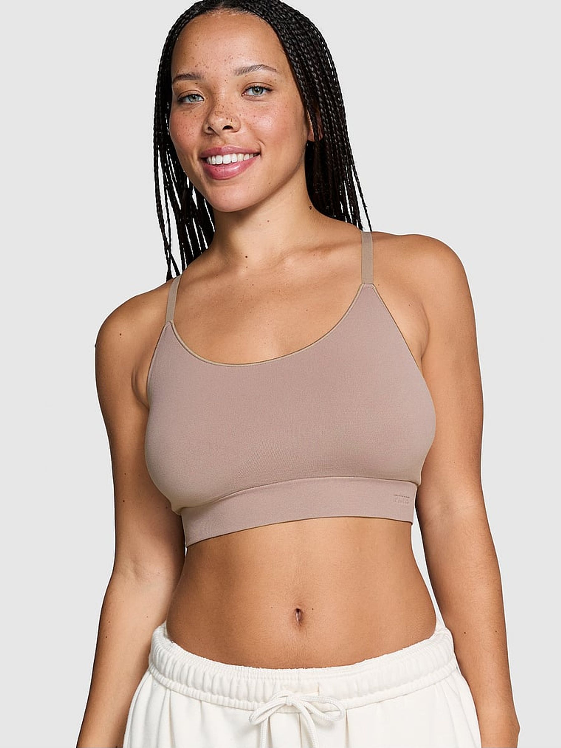 Iced Coffee Brown Sports Bra