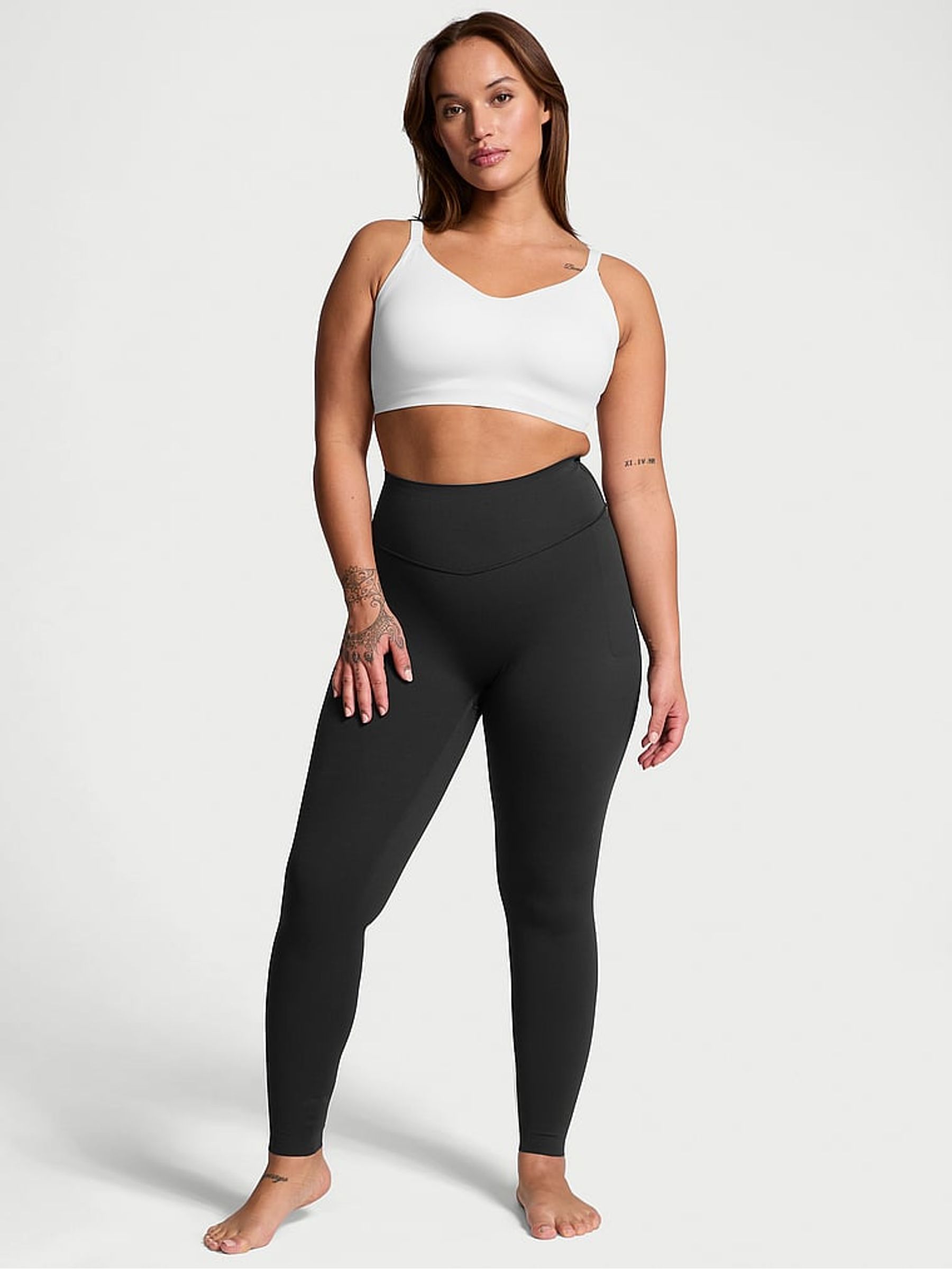 Black Elevate™ Low Support Leggings with Side Pockets