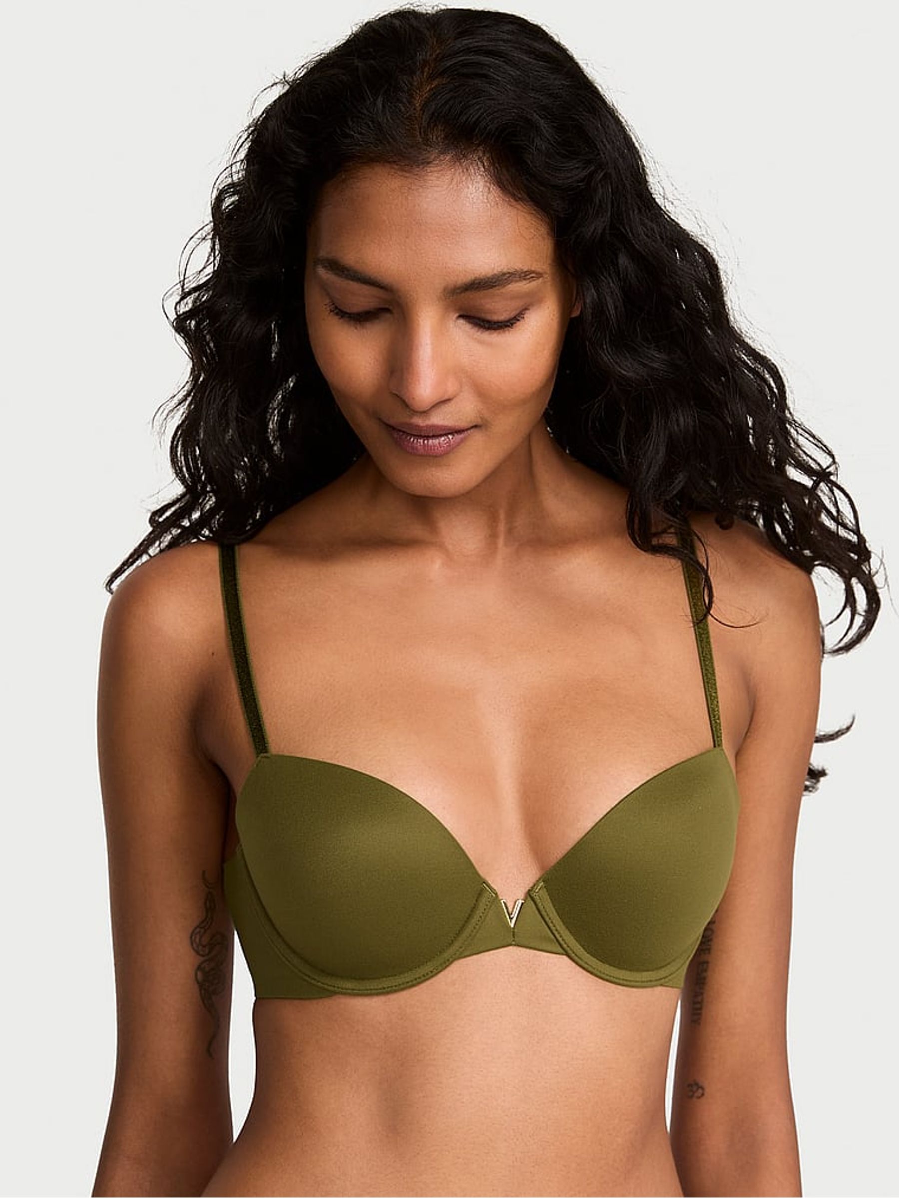 Green Chameleon Lightly Lined Demi Bra