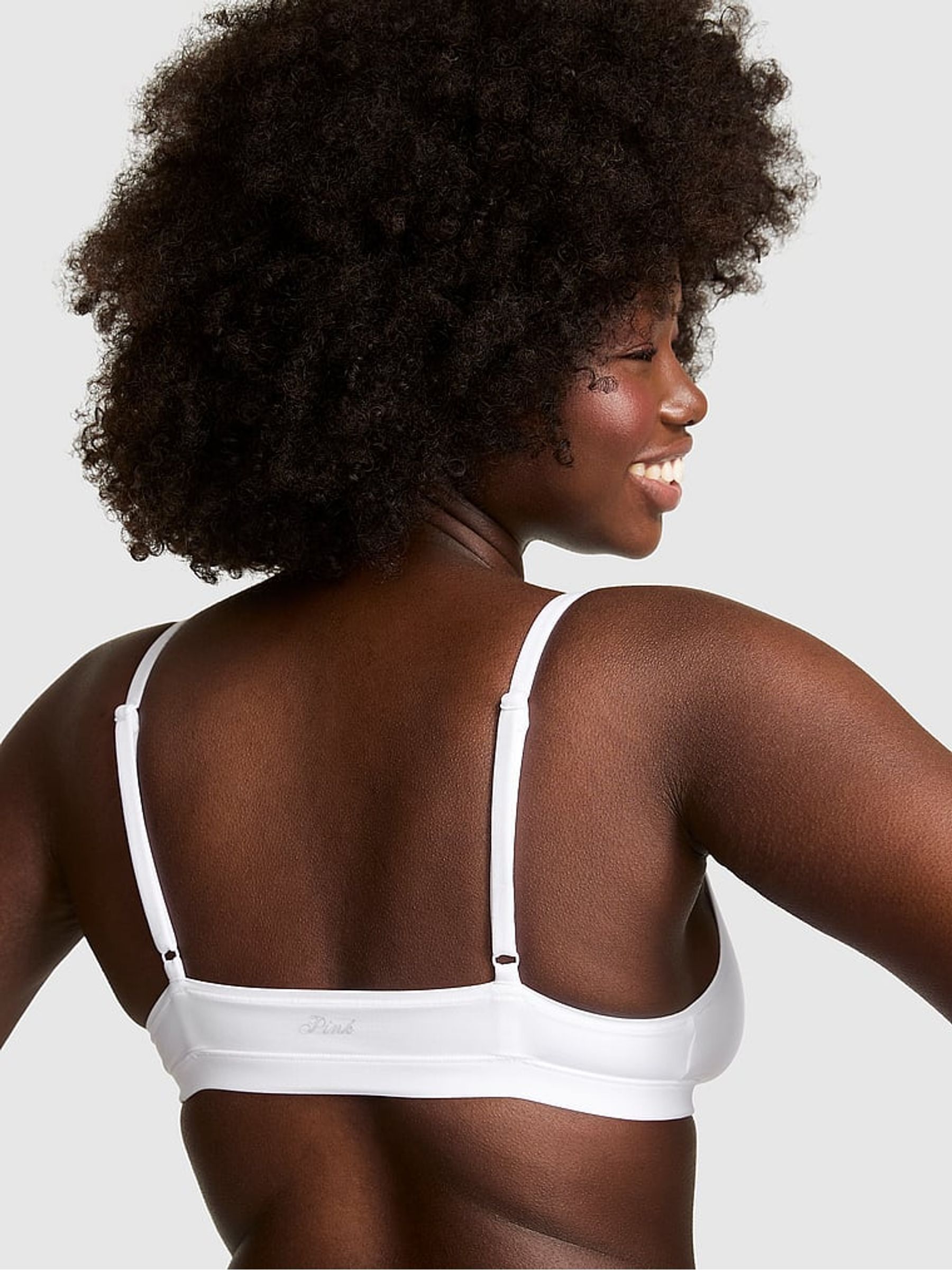 White Triangle Bralette