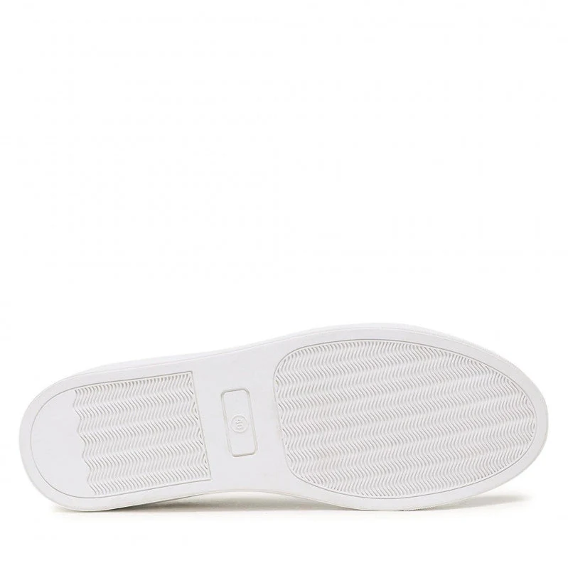 Low Top White Leather Sneakers