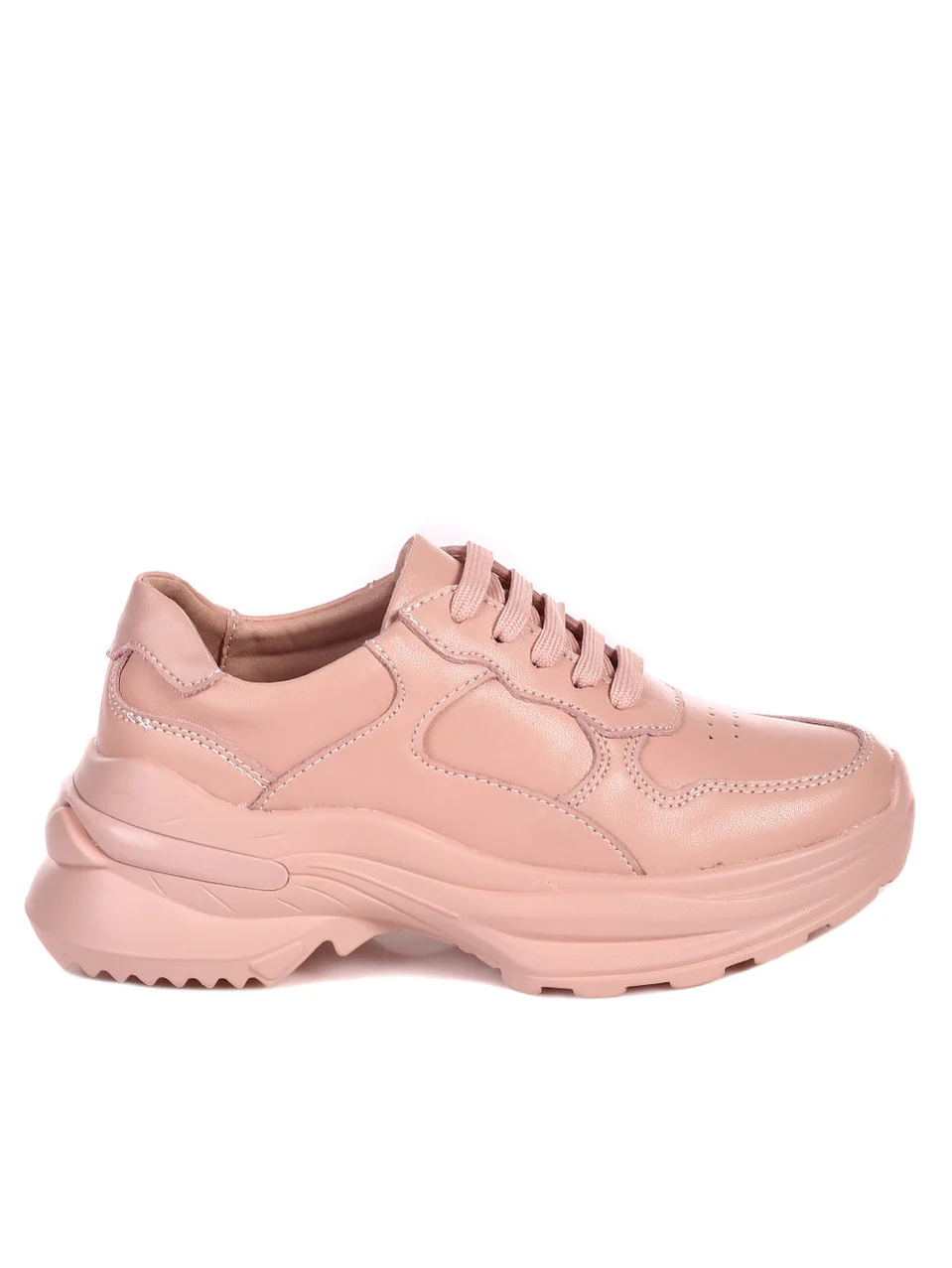 Low Rose Leather Sneaker