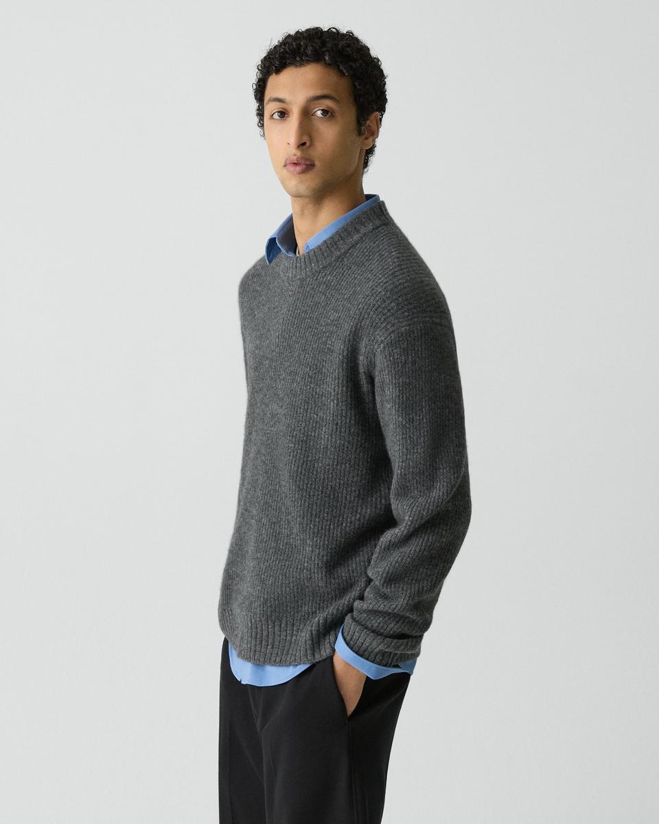 Relaxed Crewneck Sweater in Astor Wool