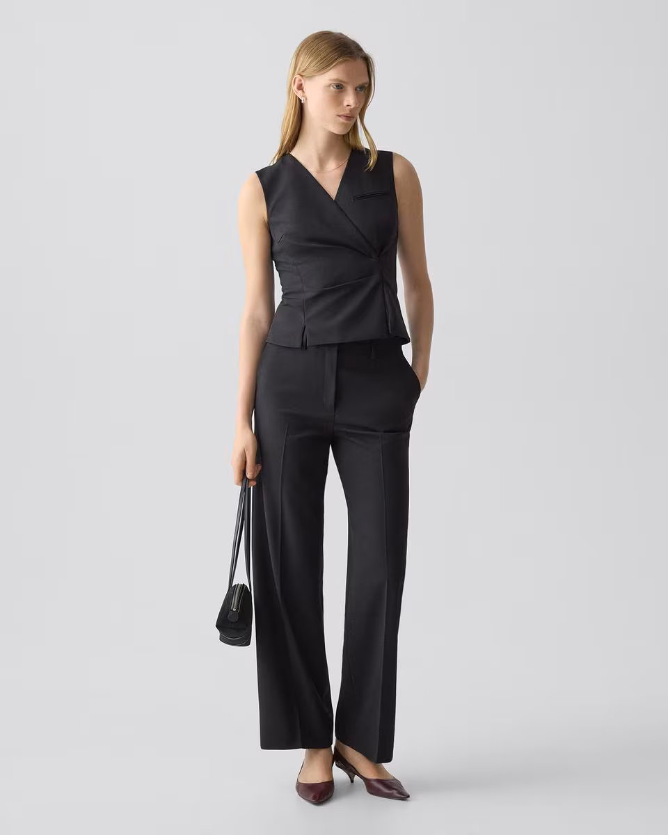 Classic Straight Pant in Good Wool