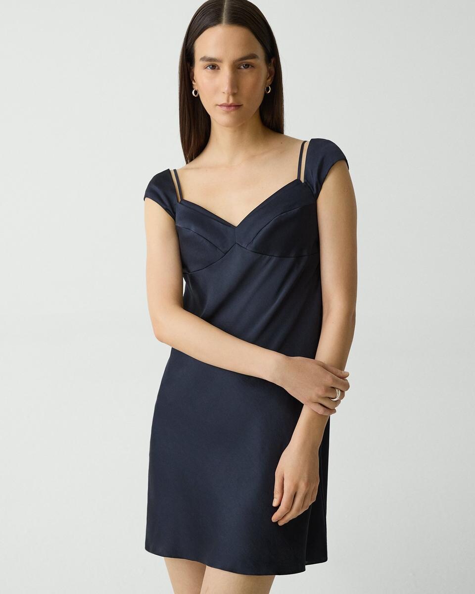 Camisole Dress in Crushed Satin
