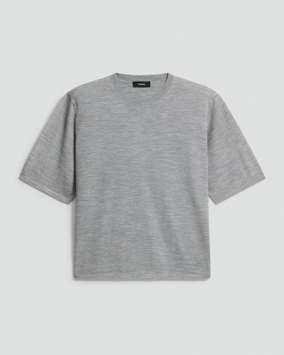 Boyfriend Tee in Regal Wool