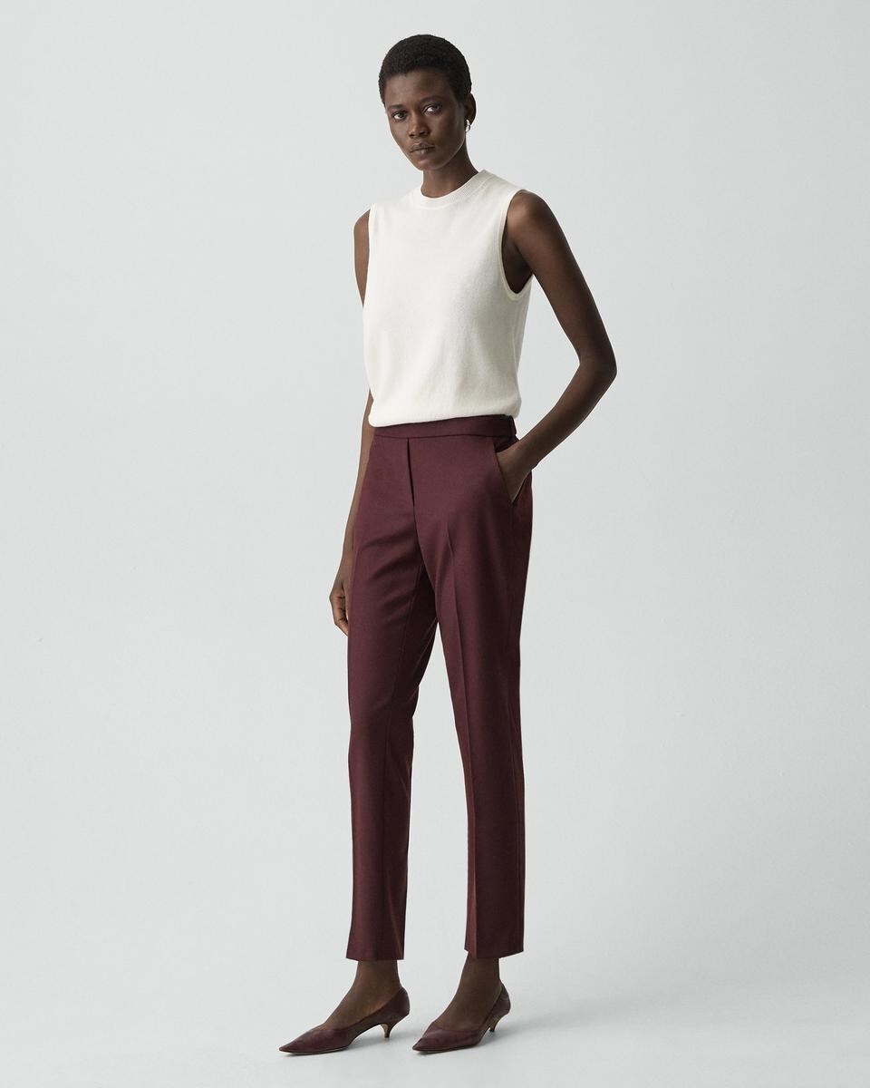 Treeca Pull-On Pant in Sleek Flannel