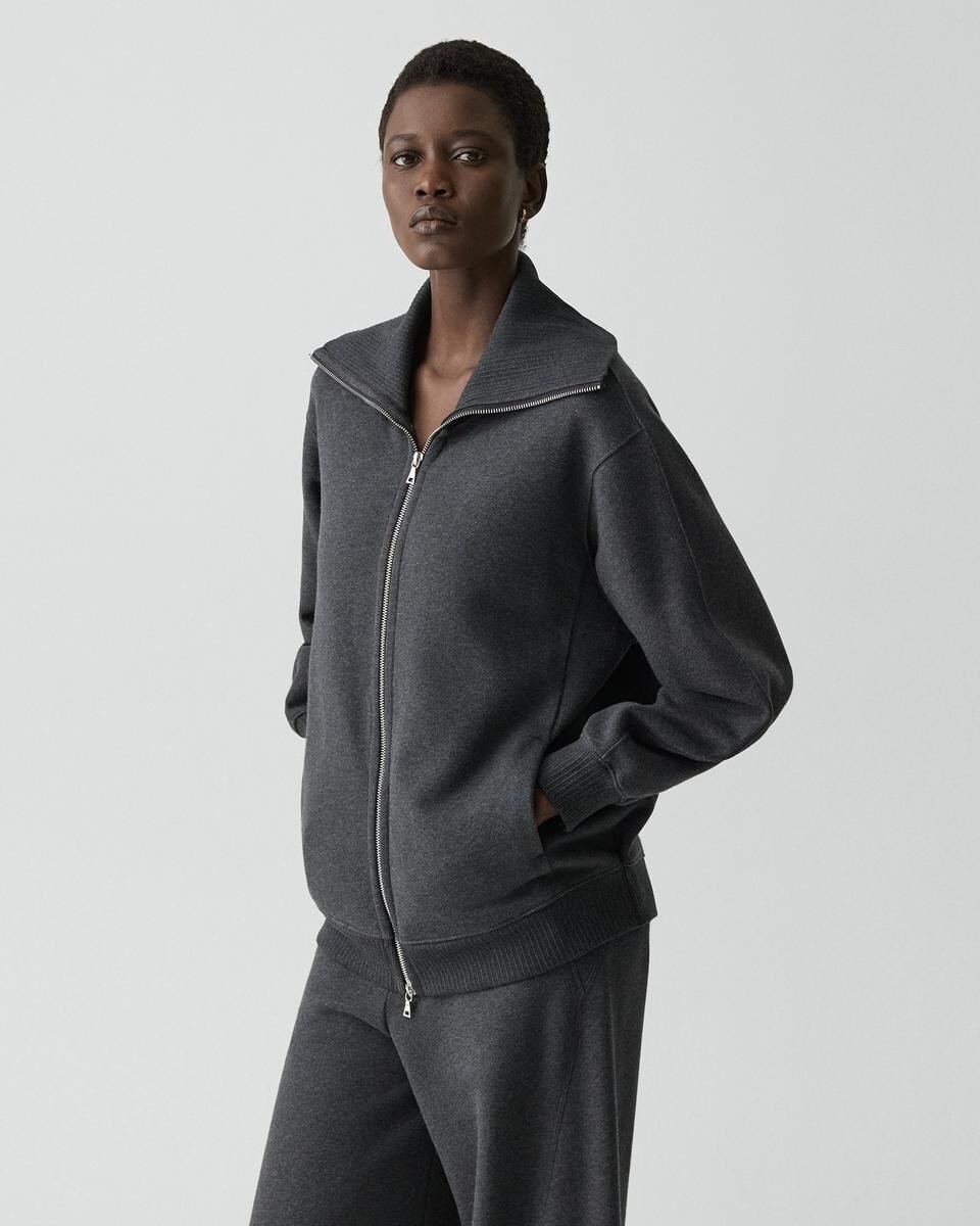 Zip Jacket in Lounge Terry