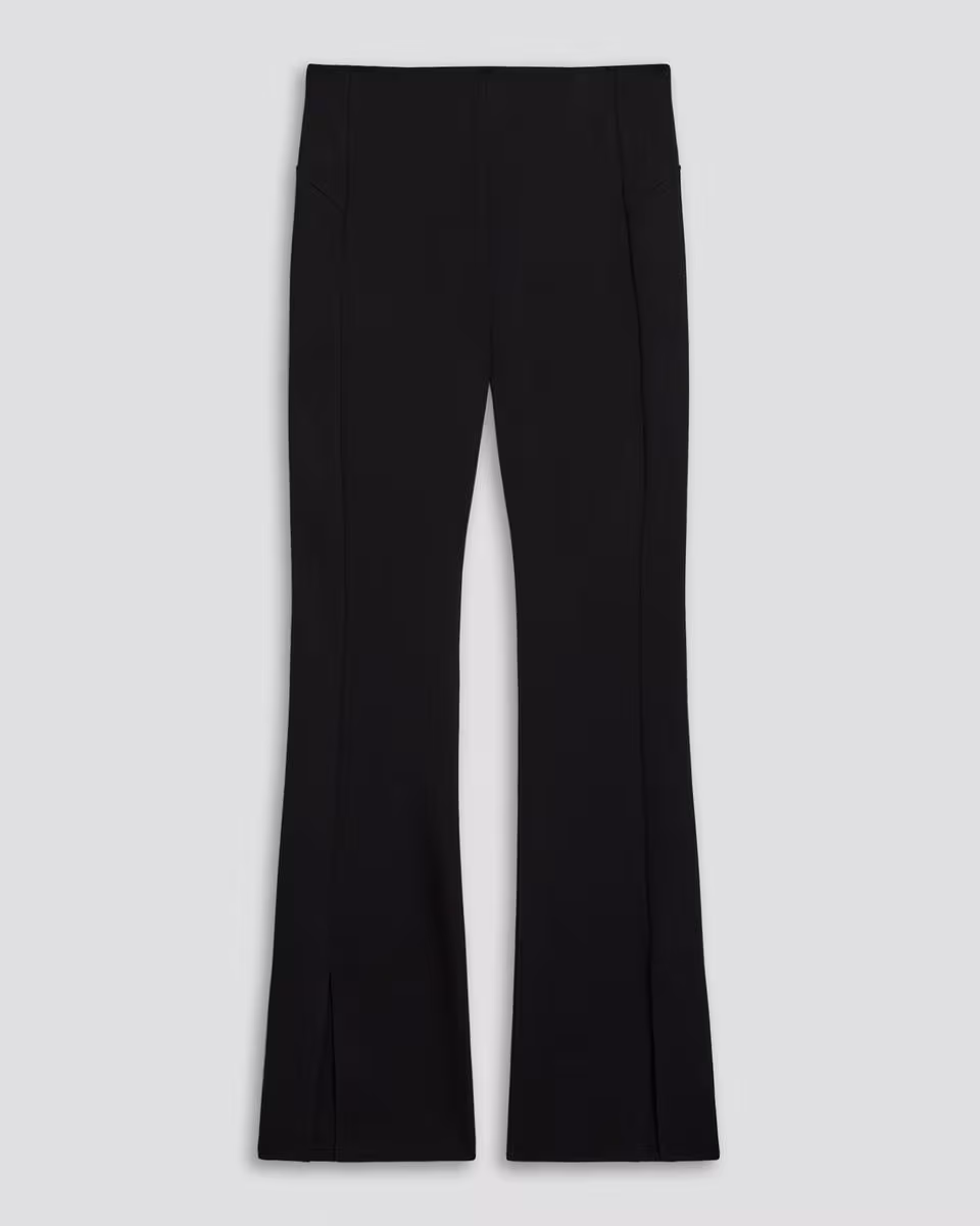 Flared Slit Legging in Motion Ponte