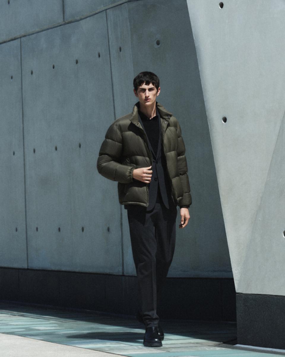 Parachute Puffer Jacket in Motion Down