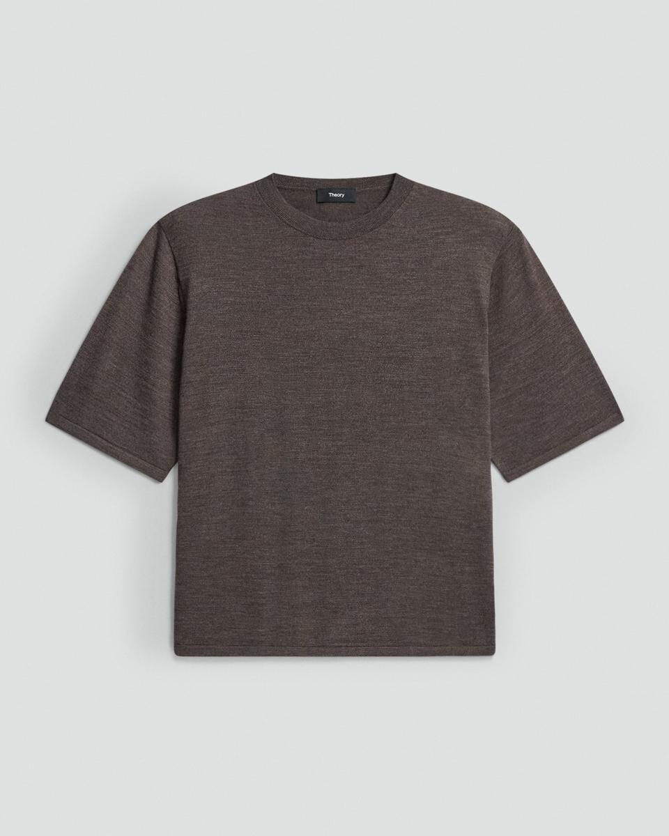 Boyfriend Tee in Regal Wool