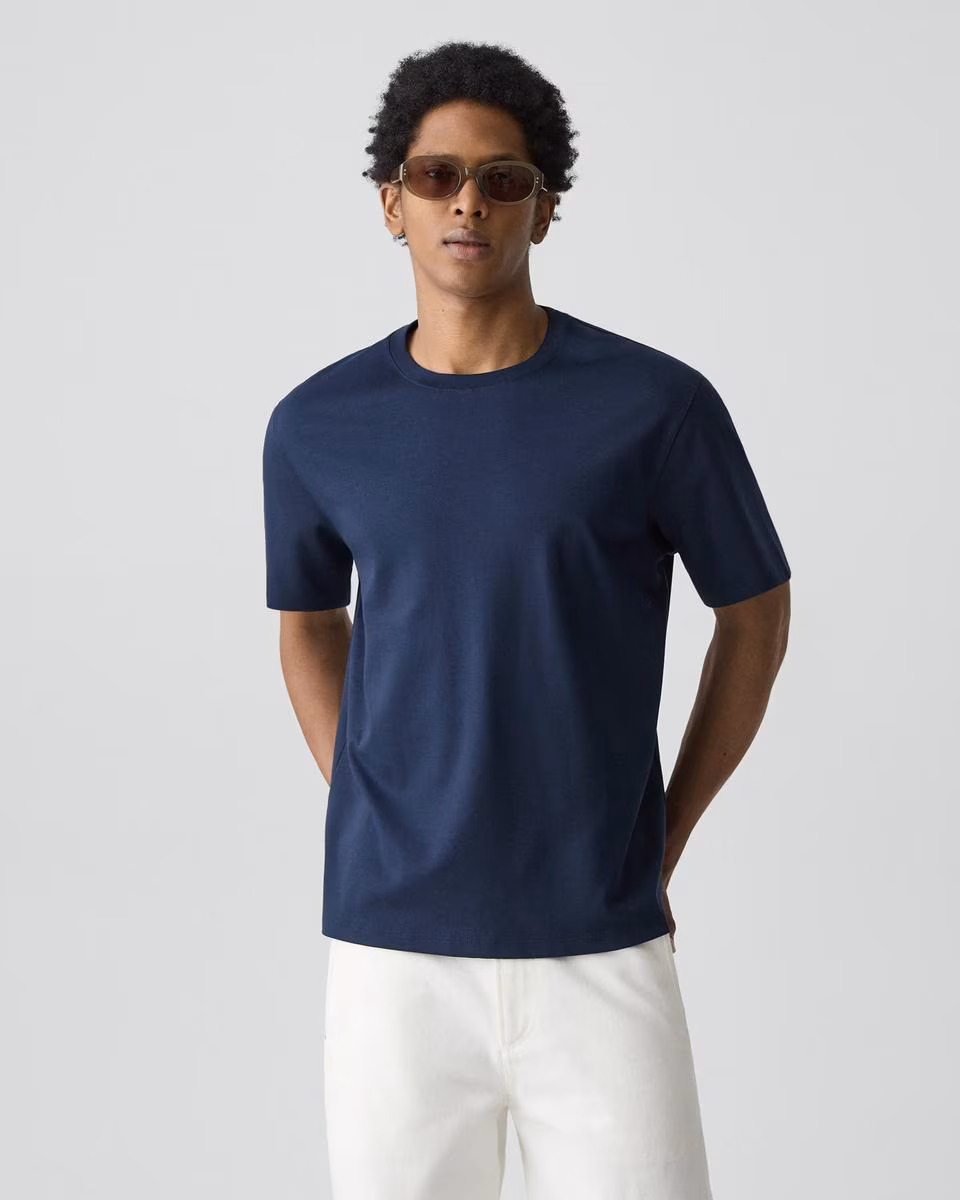 Relaxed Tee in Cotton Jersey