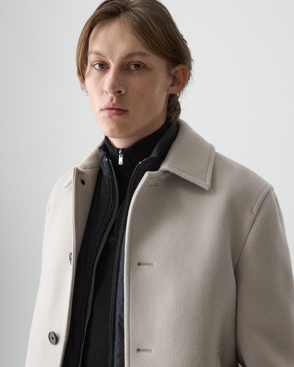 Peacoat in Plush Melton