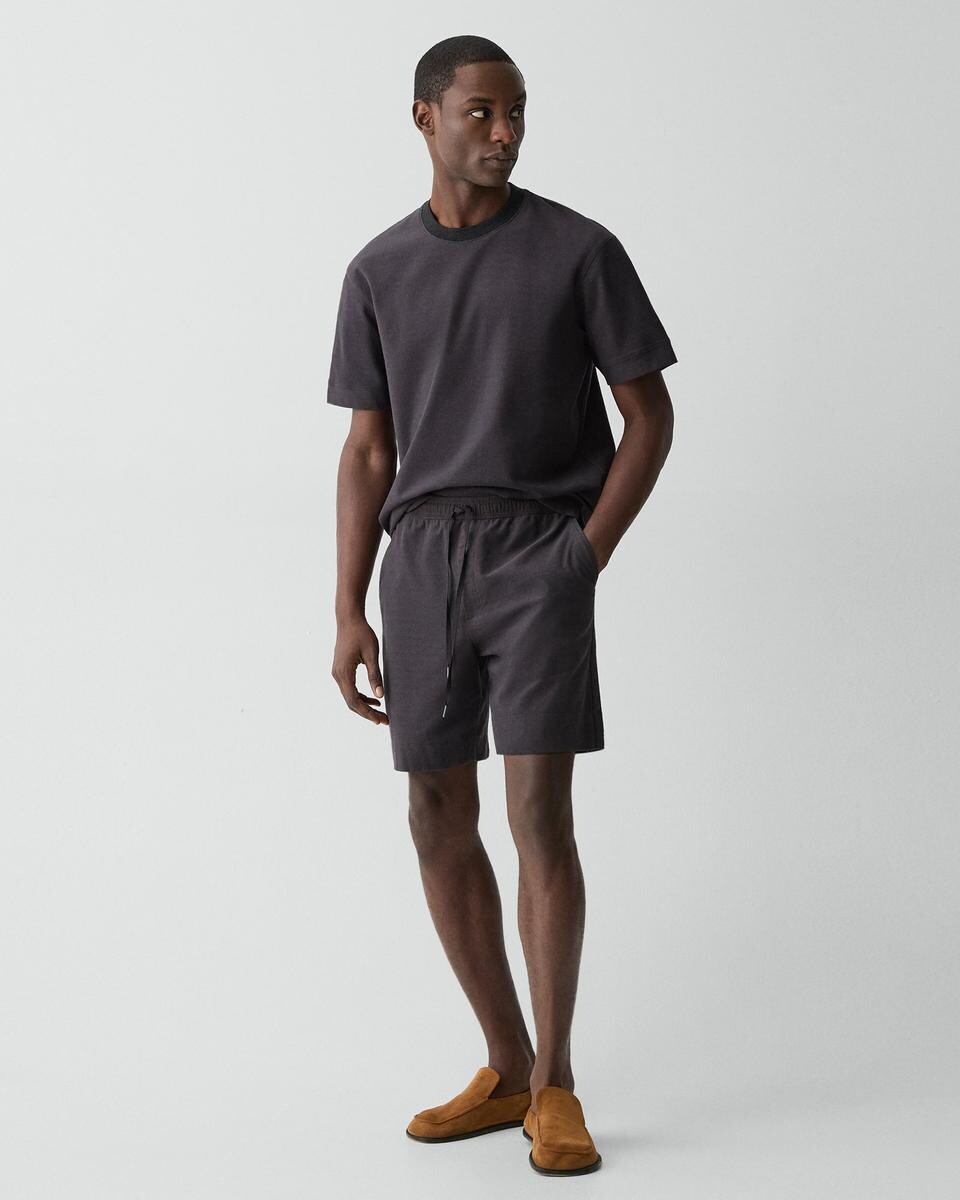 Drawstring Short in Terry Cotton