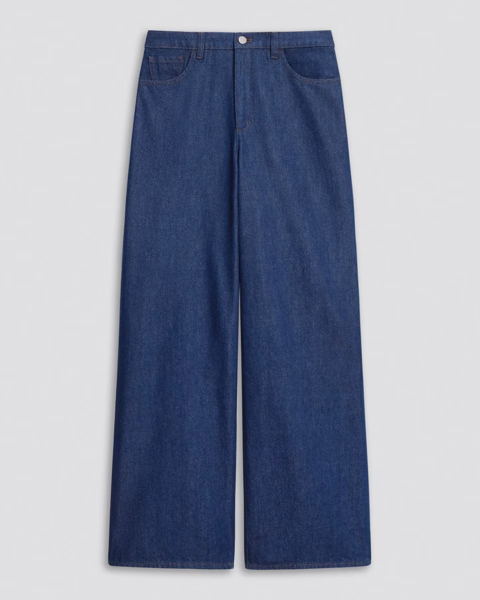 Straight-Leg Five-Pocket Pant in Relaxed Denim