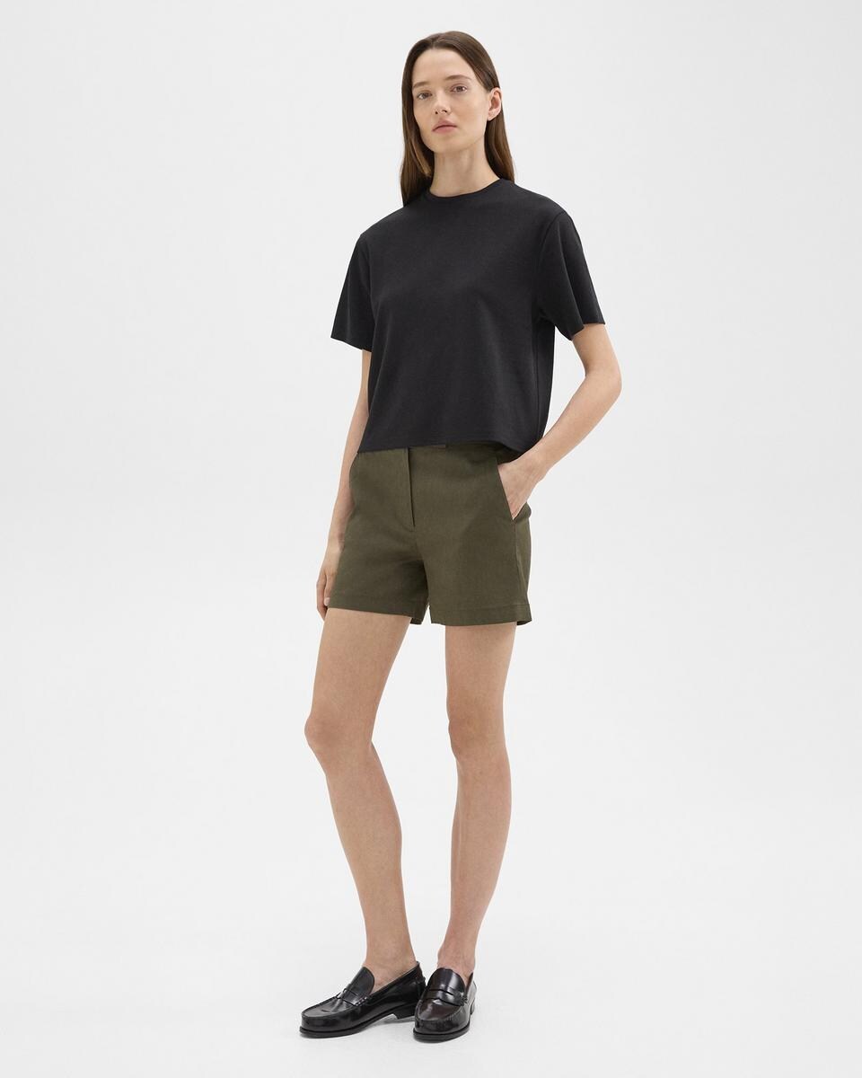 Waist Tab Short in Good Linen