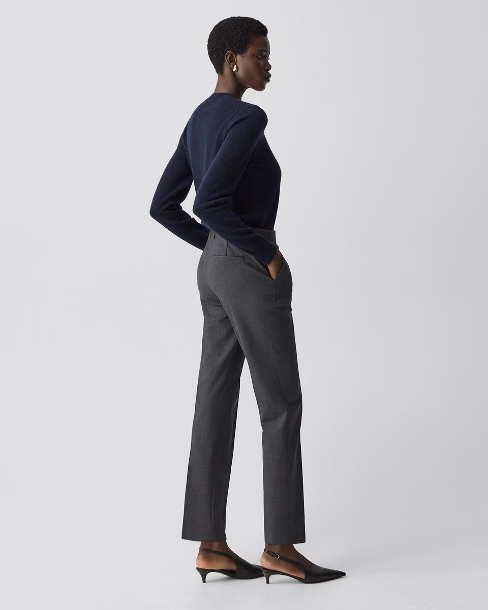 Treeca Full Length Pant in Good Wool