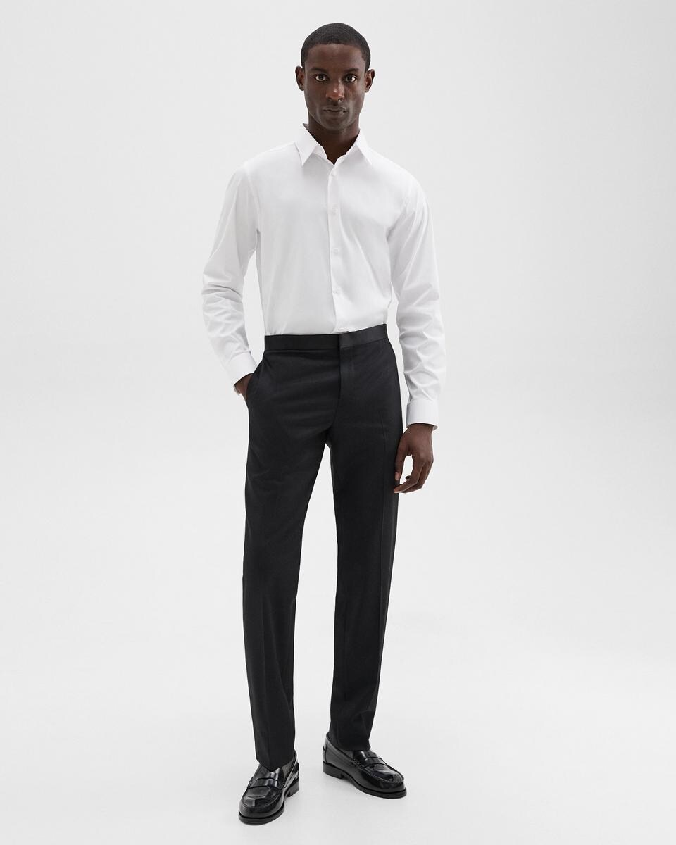 Sylvain Tuxedo Shirt in Stretch Cotton-Blend