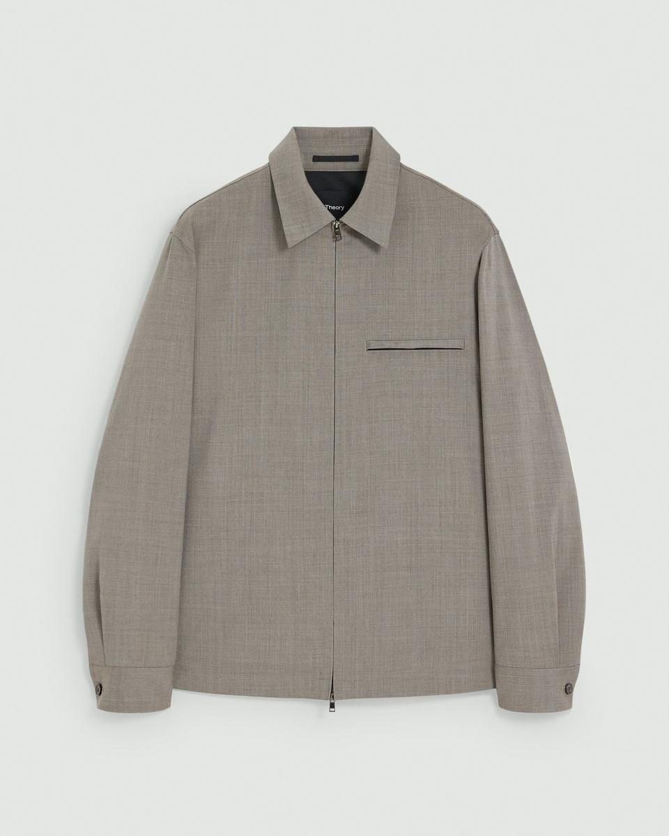 Shirt Jacket in Motion Wool