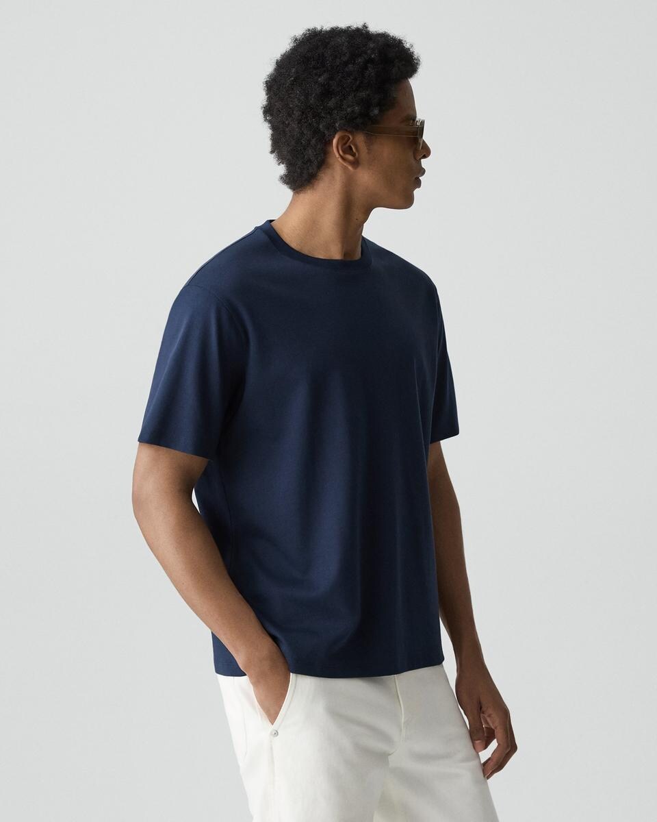 Relaxed Tee in Cotton Jersey