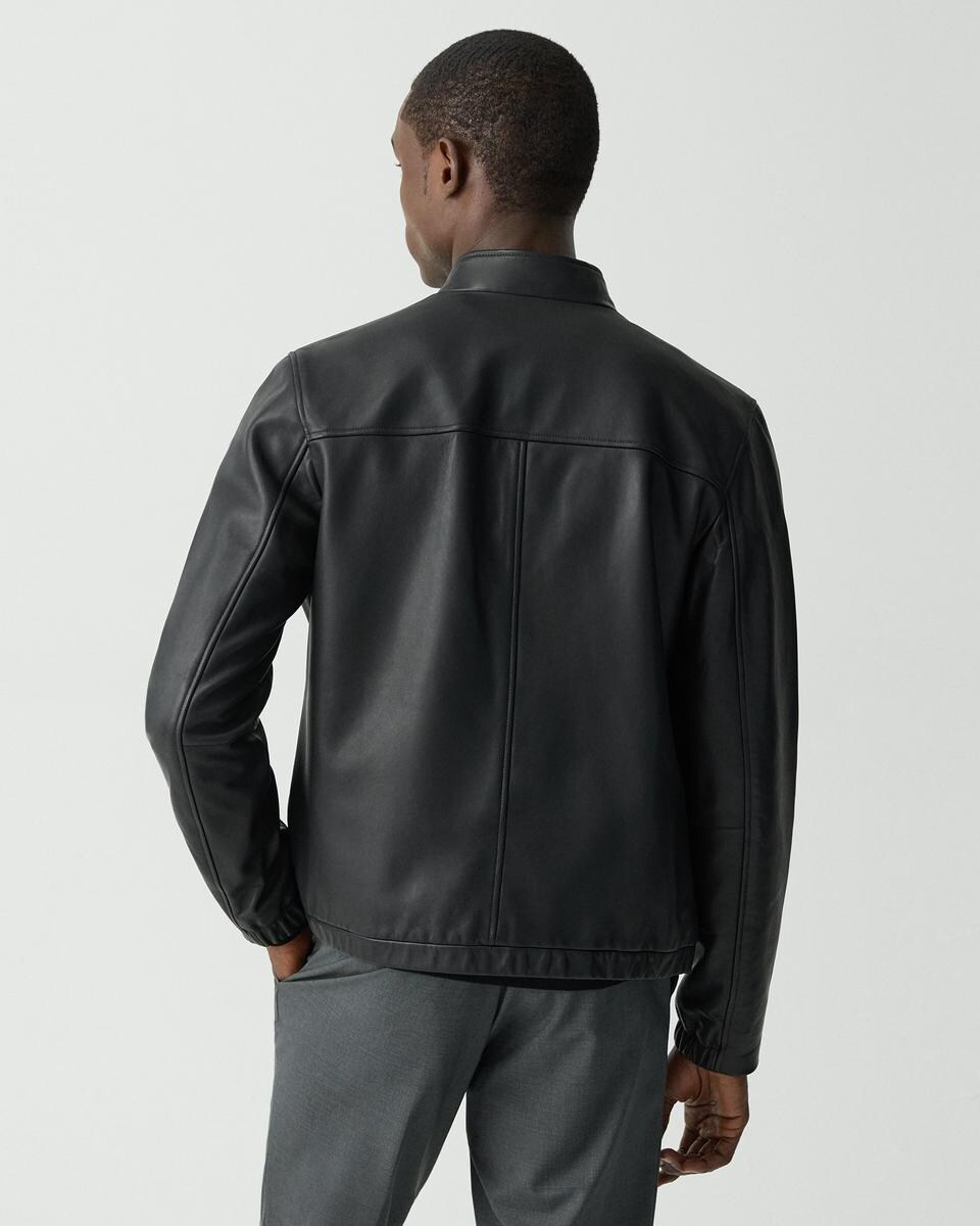 Morvek Zip Jacket in Leather
