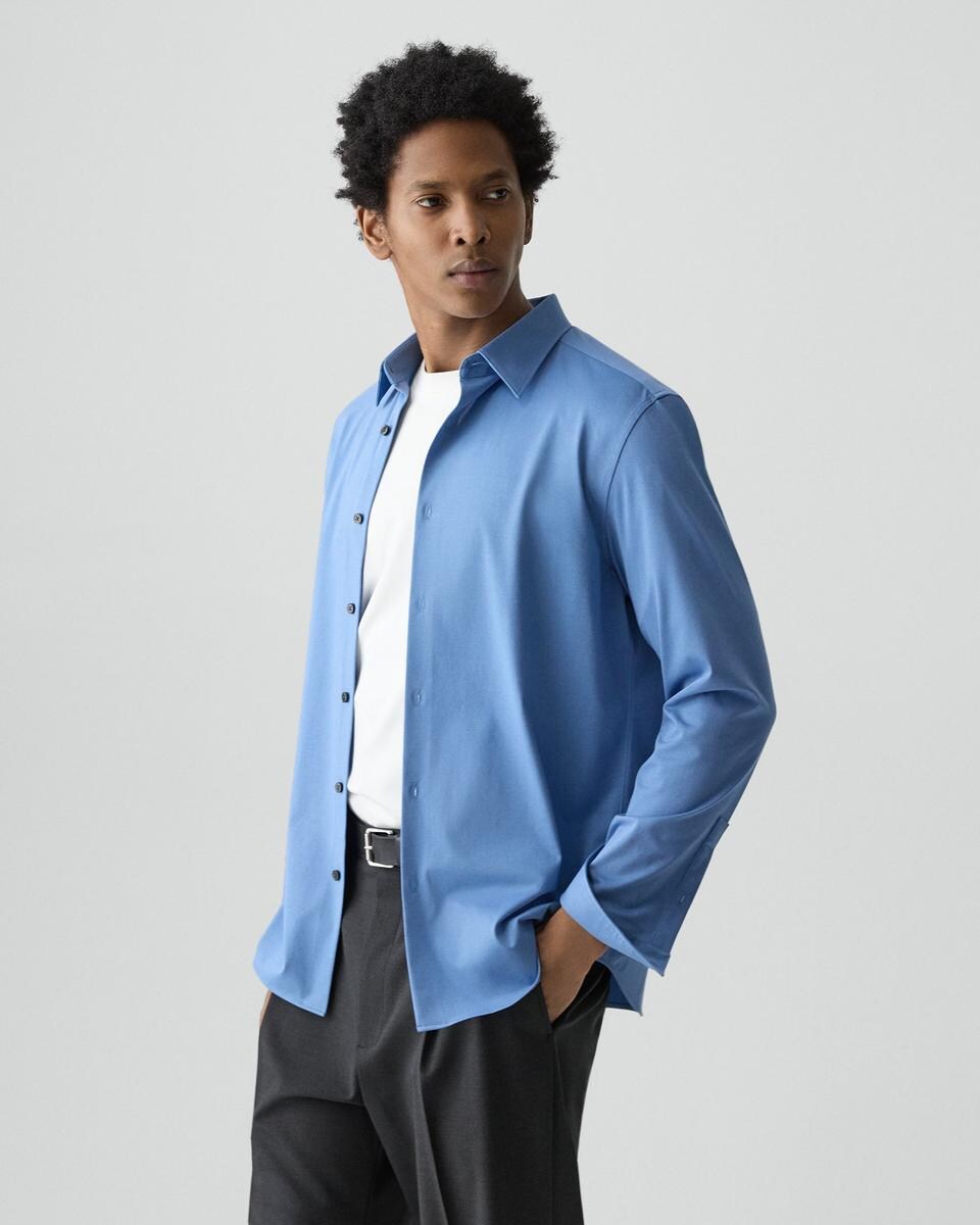 Sylvain Shirt in Structure Knit