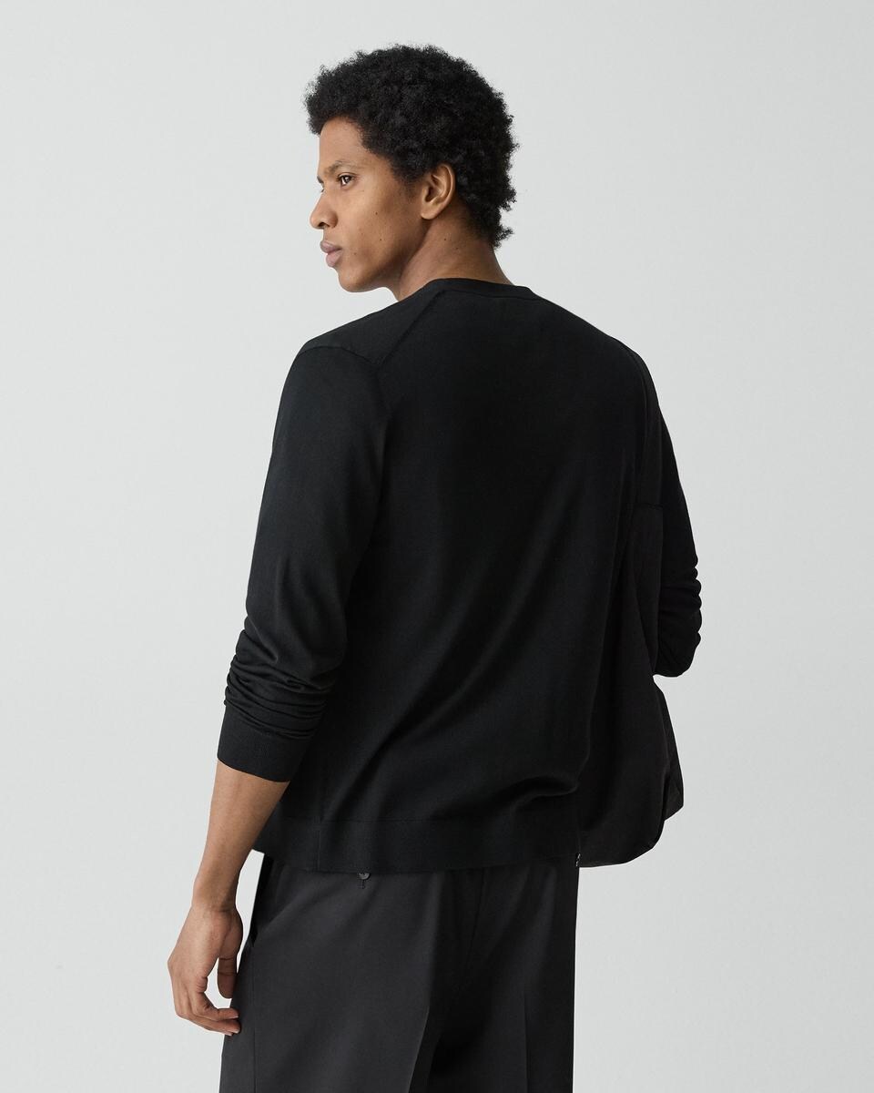 V-Neck Cardigan in Regal Wool