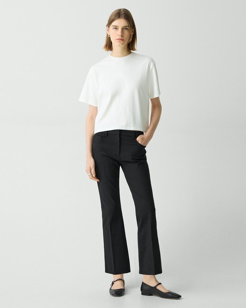 Boxy Tee in Cotton Jersey