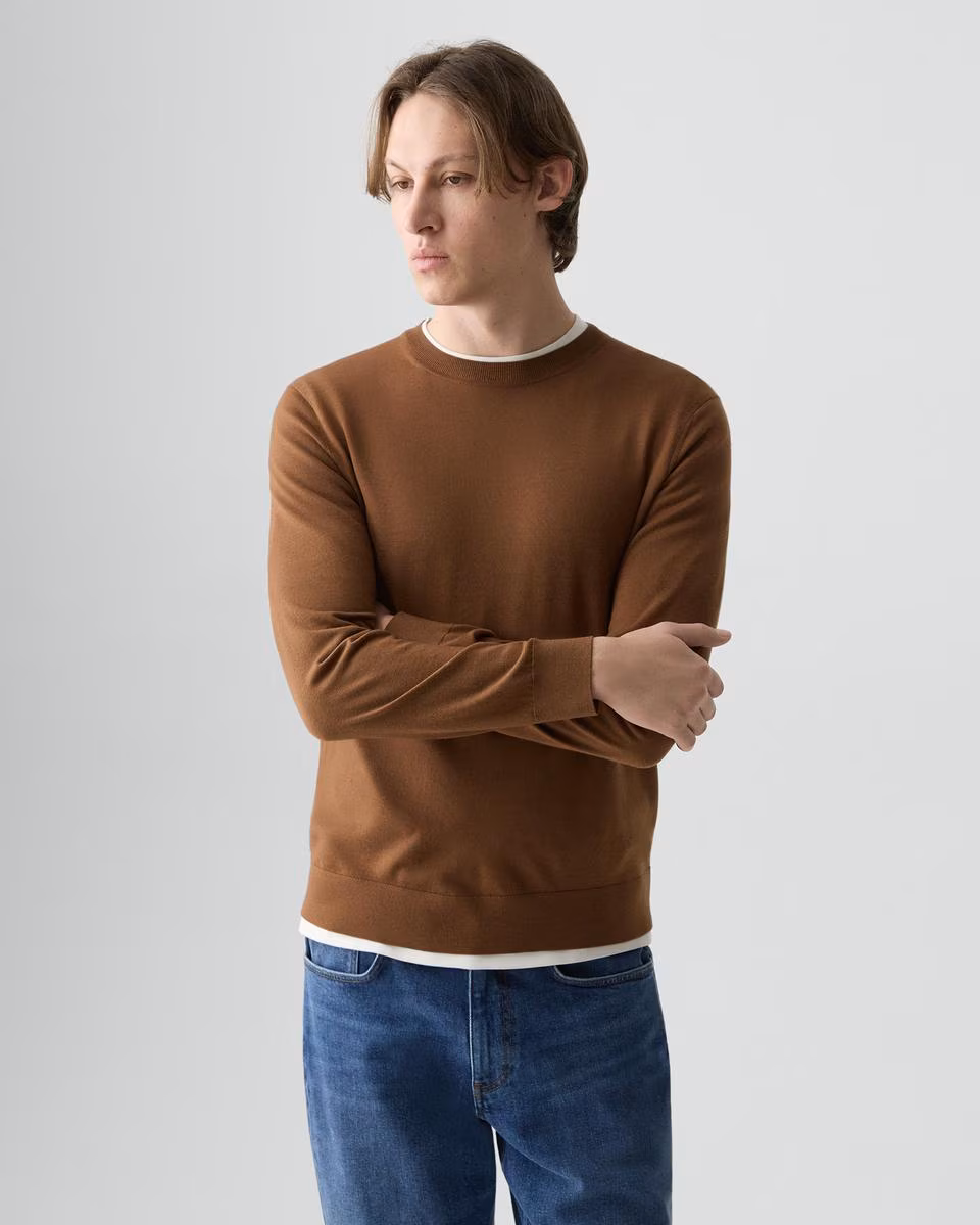 Crewneck Sweater in Regal Wool