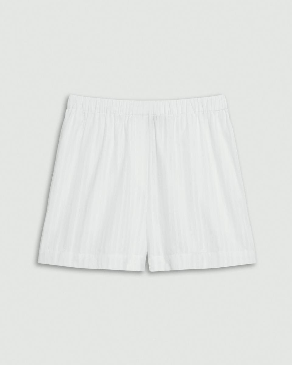 Boxer Short in Linear Cotton