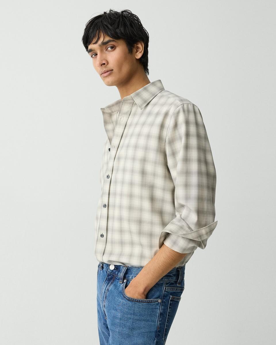Irving Shirt in Checked Wool
