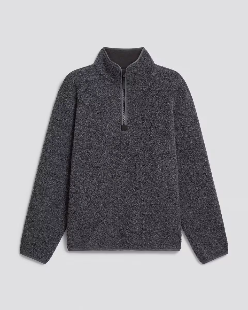 Quarter-Zip Sweatshirt in Dynamic Wool
