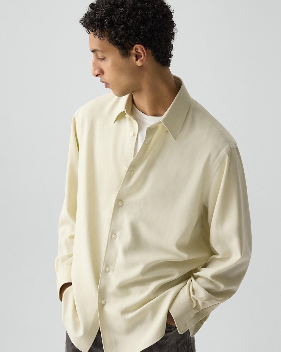Relaxed Shirt in Leaf Twill