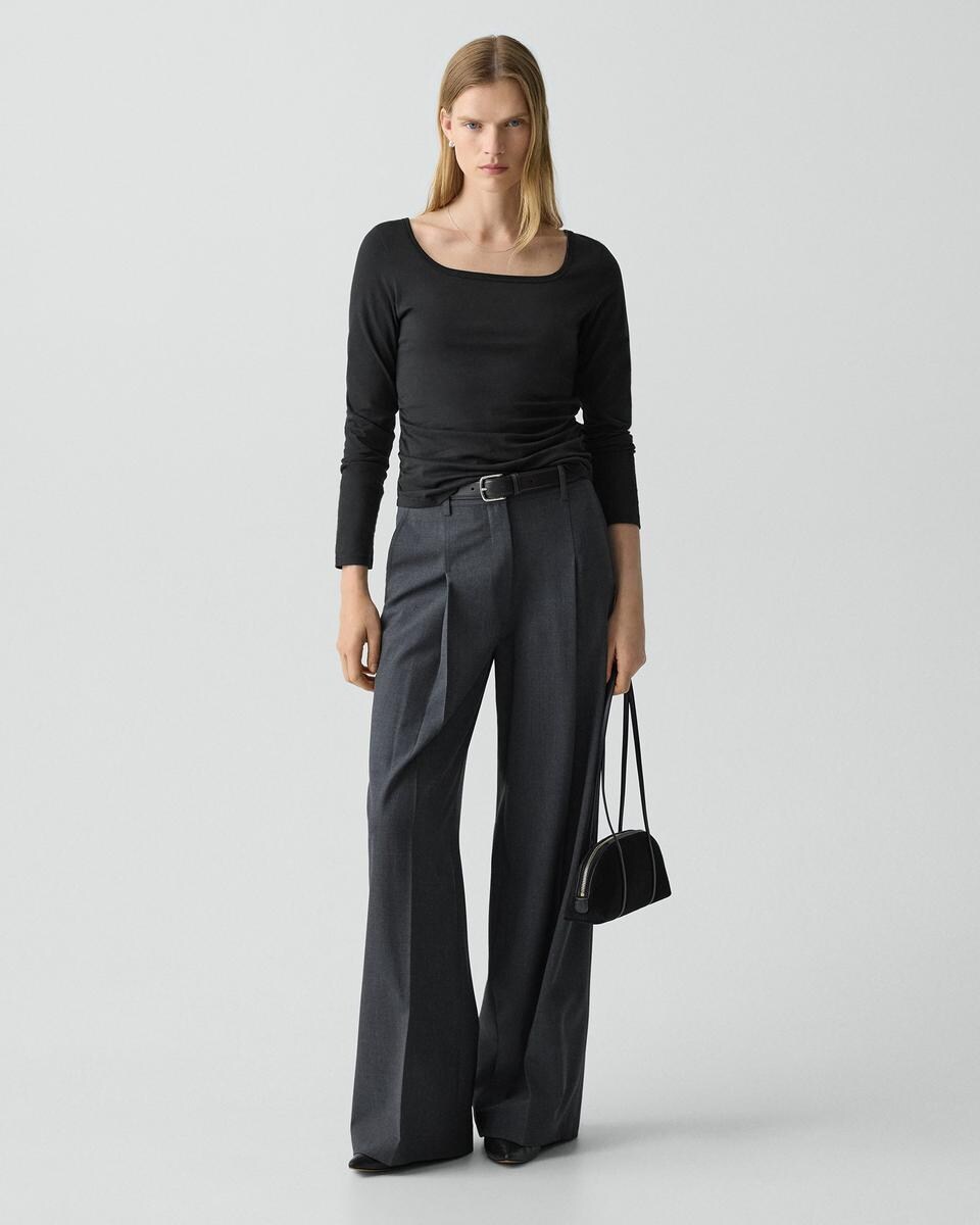 Square Neck Tee in Certified Organic Cotton