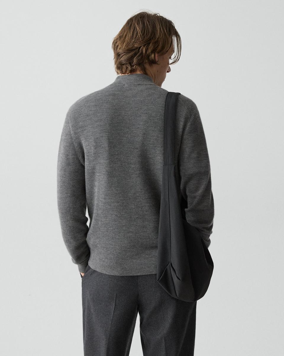 Full-Zip Cardigan in Cashmere