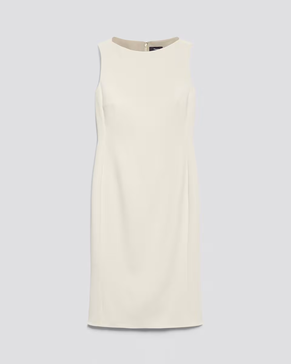 Flared Dress in Admiral Crepe