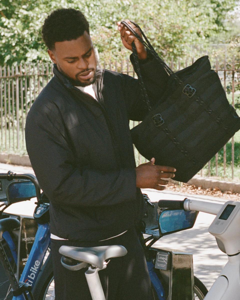 Stand Collar Jacket in Motion Nylon