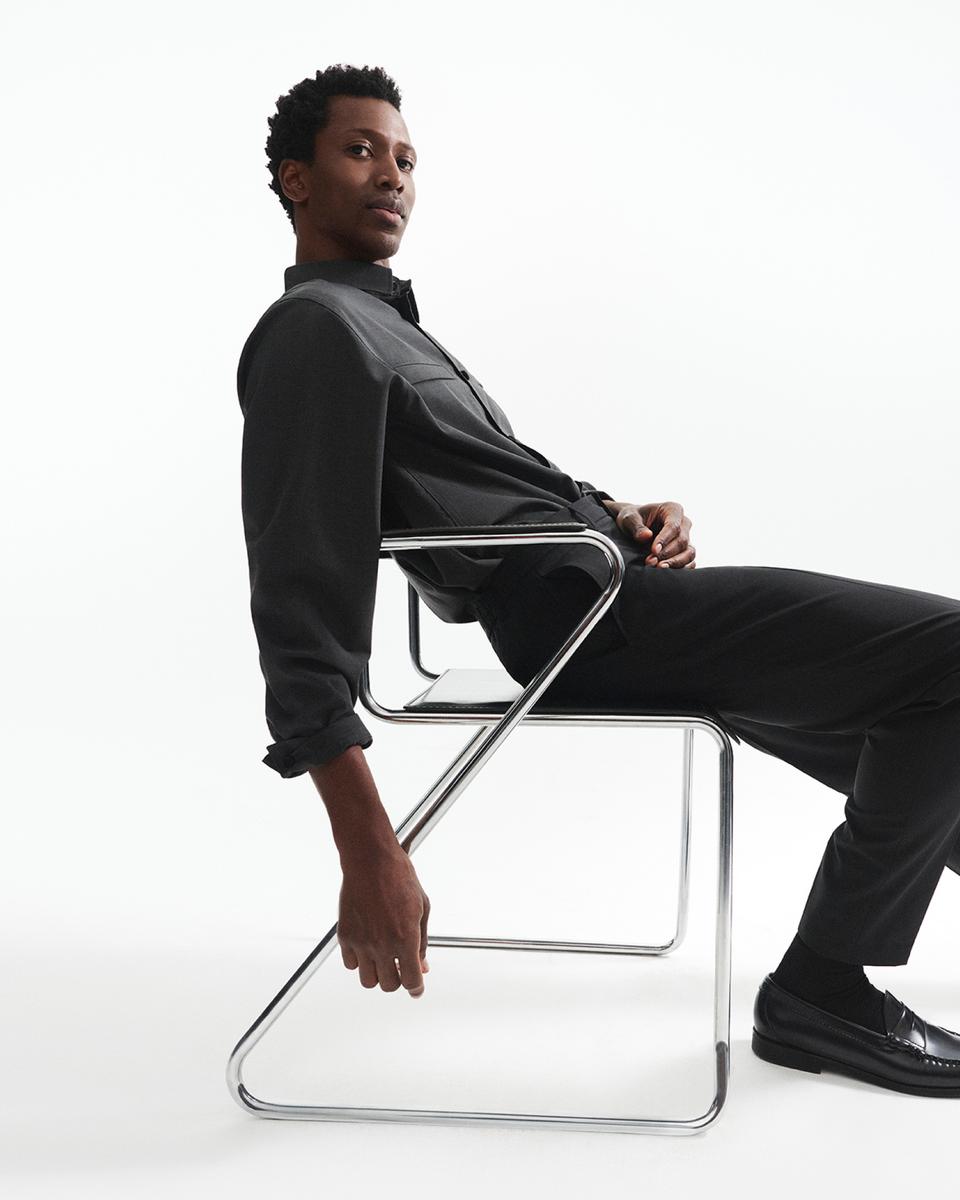 Utility Overshirt in Motion Wool