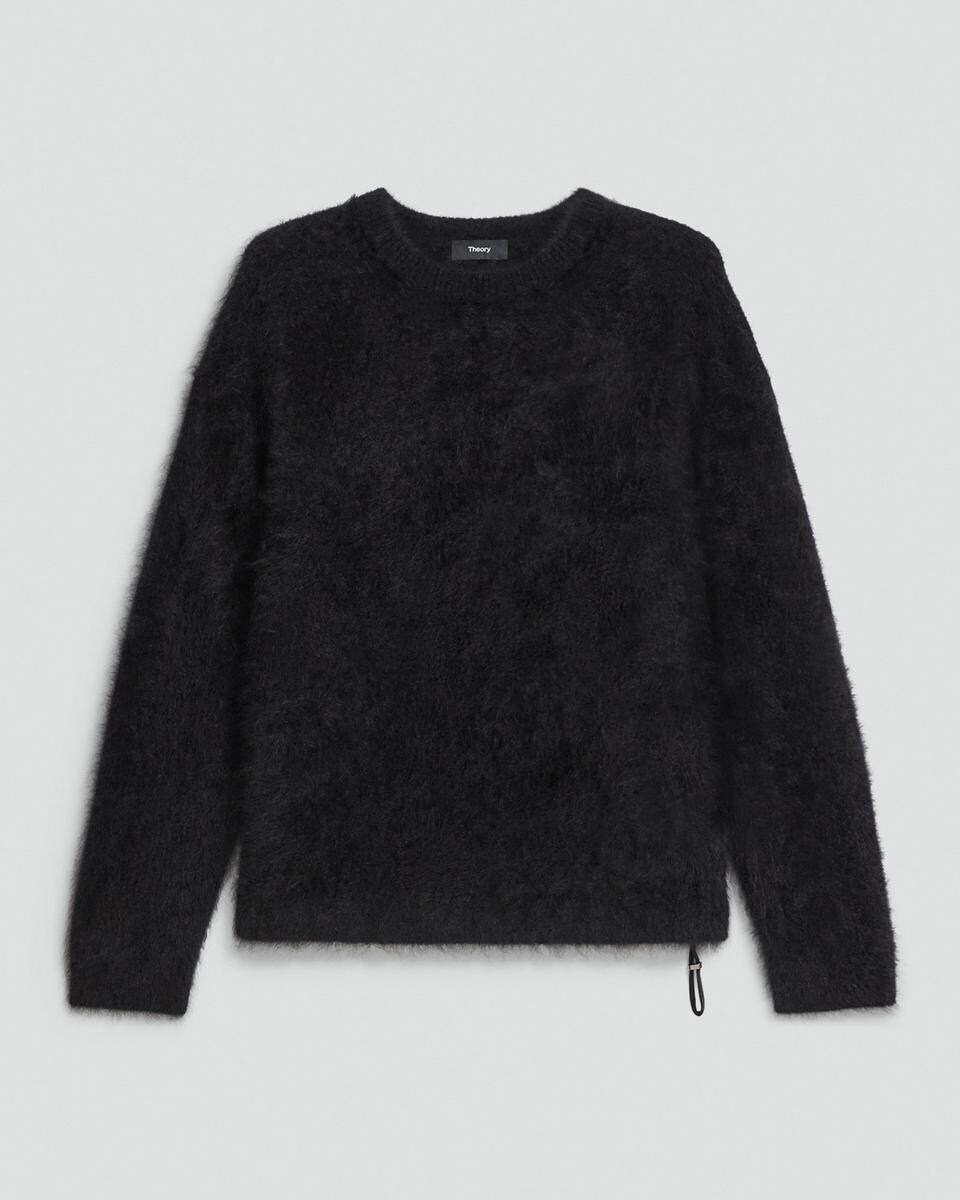 Drawstring Sweatshirt in Airy Cashmere