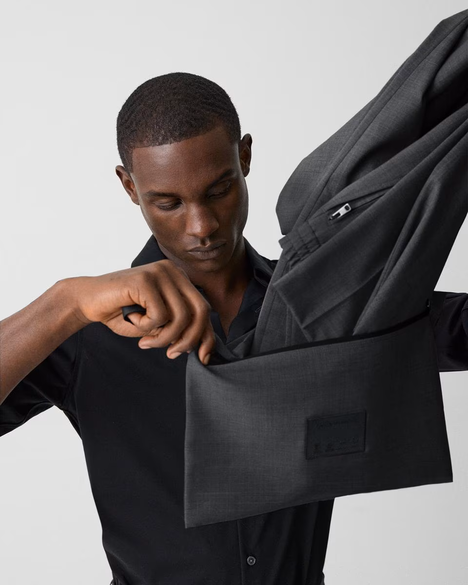 Curtis Drawstring Pant in Motion Wool