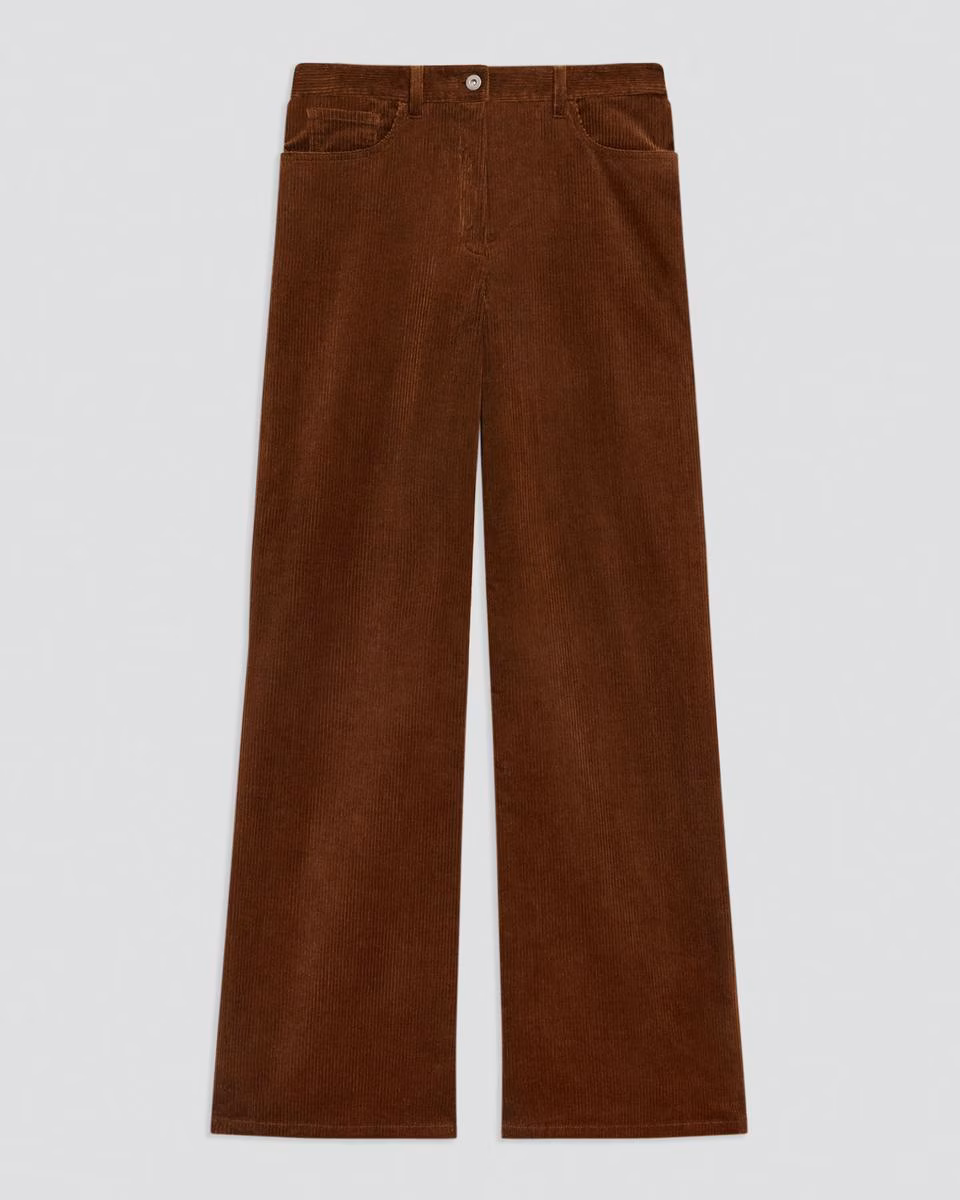 Straight-Leg Five Pocket Pant in Corduroy