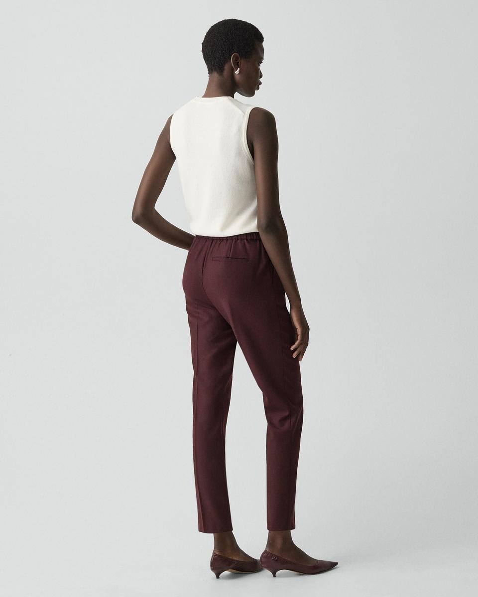 Treeca Pull-On Pant in Sleek Flannel