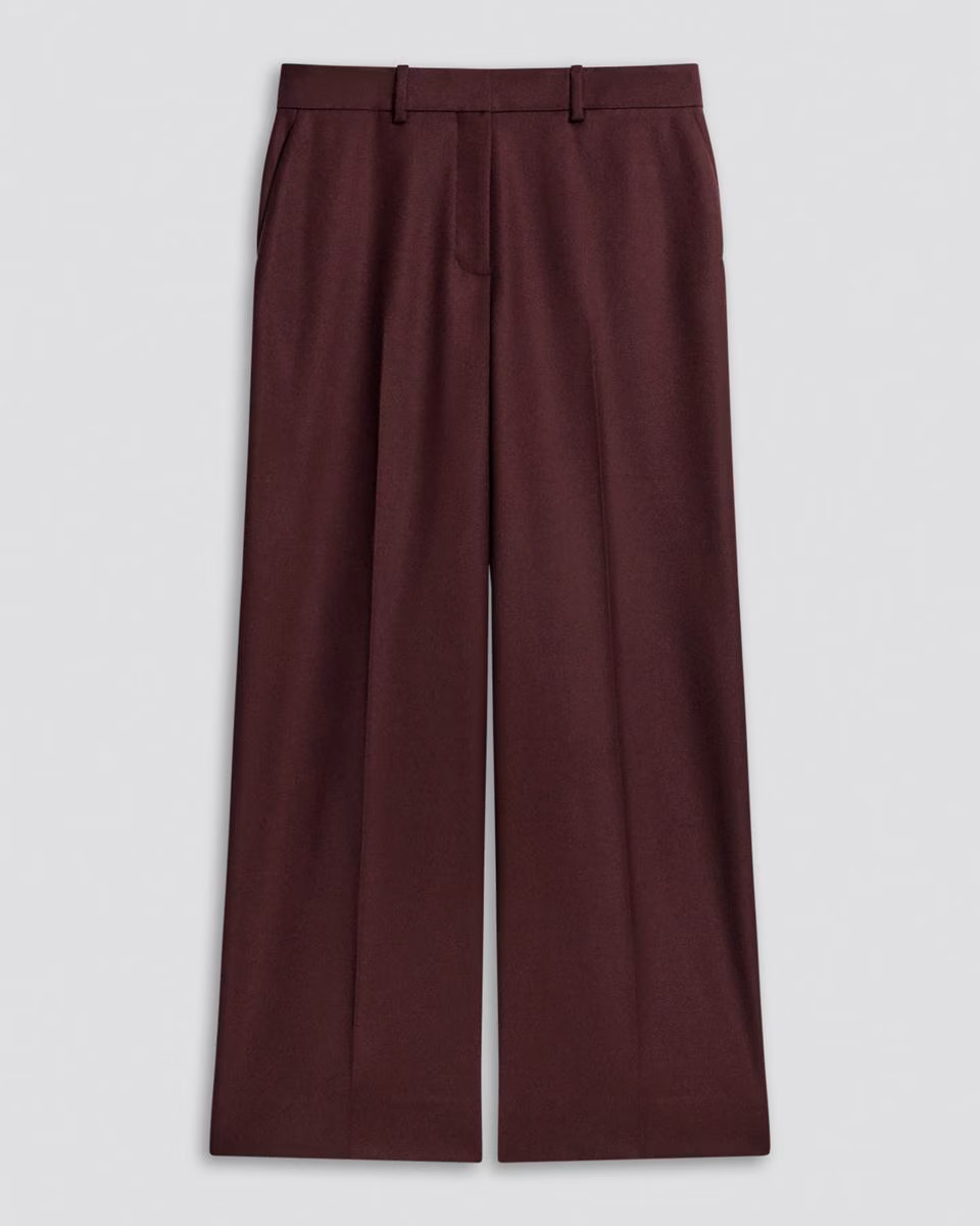 Classic Straight Pant in Sleek Flannel