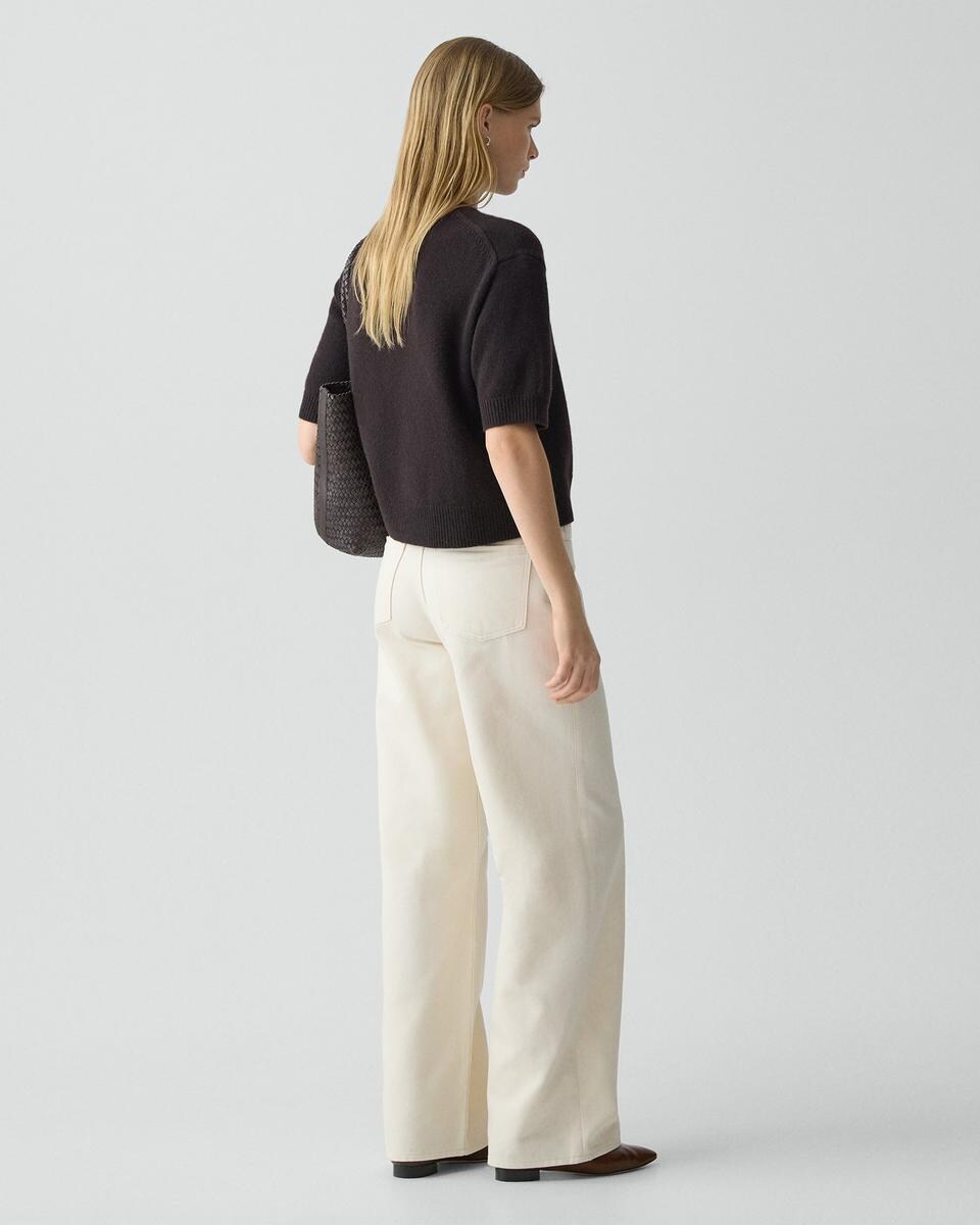 Straight-Leg Five-Pocket Pant in Denim
