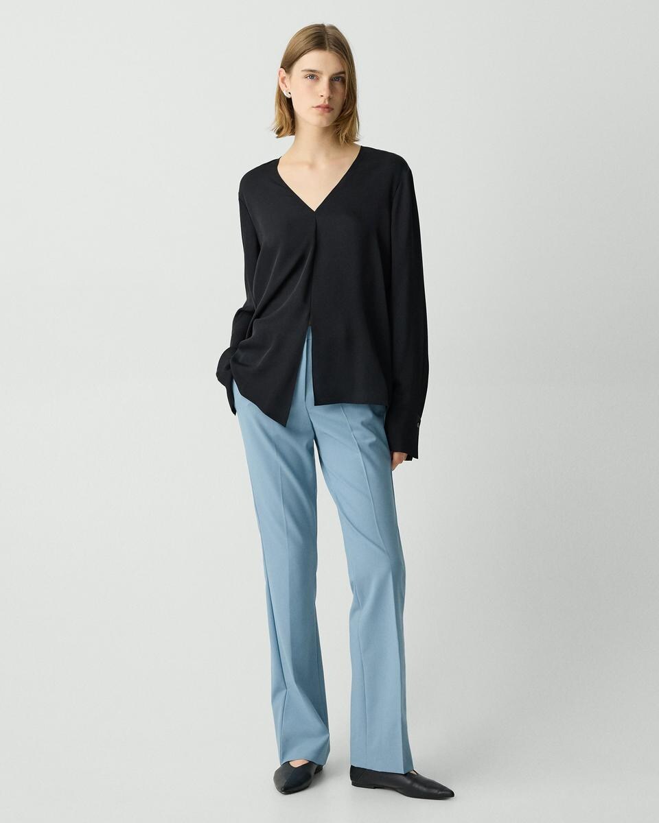 Flared Pant, 34'' in Good Wool