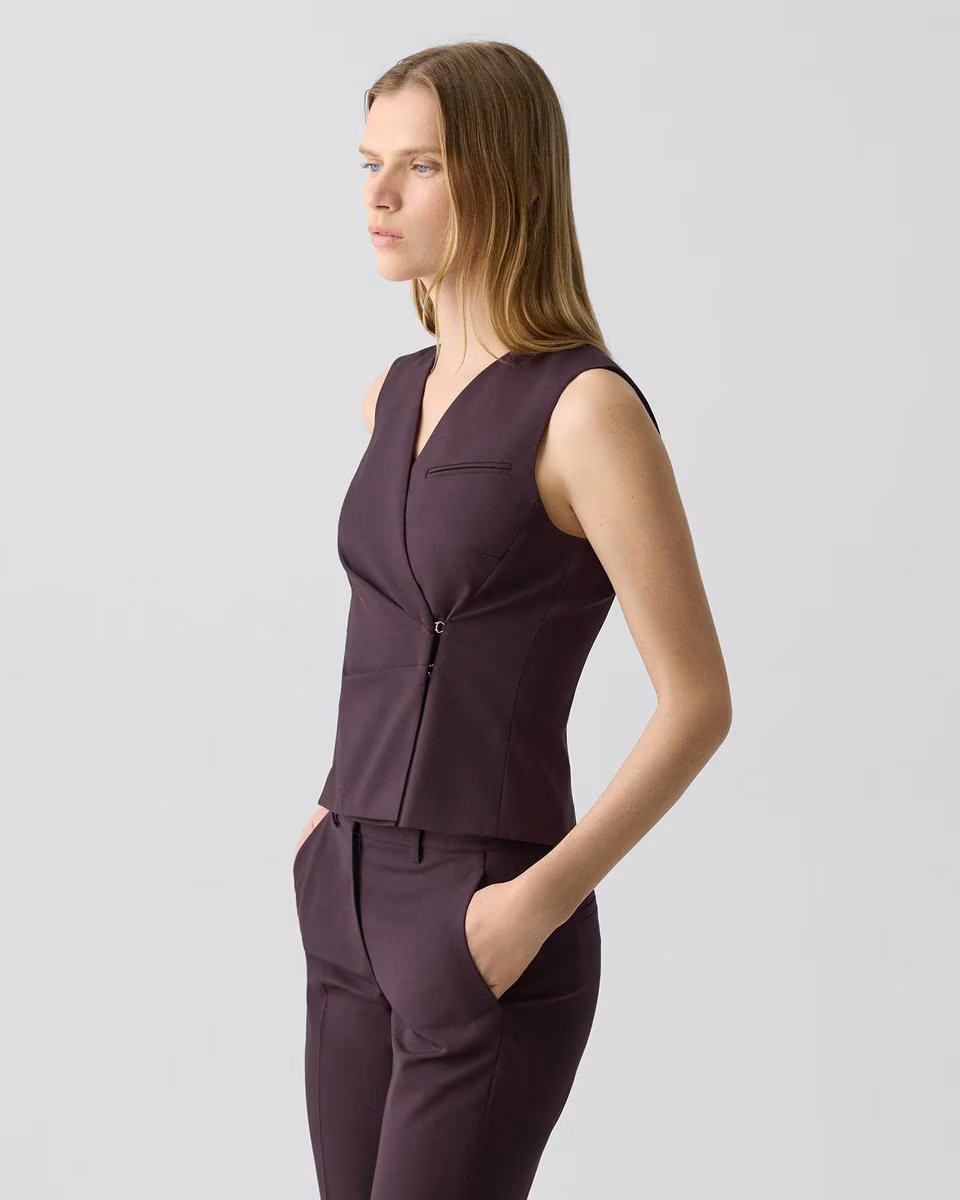 Wrap Vest in Good Wool