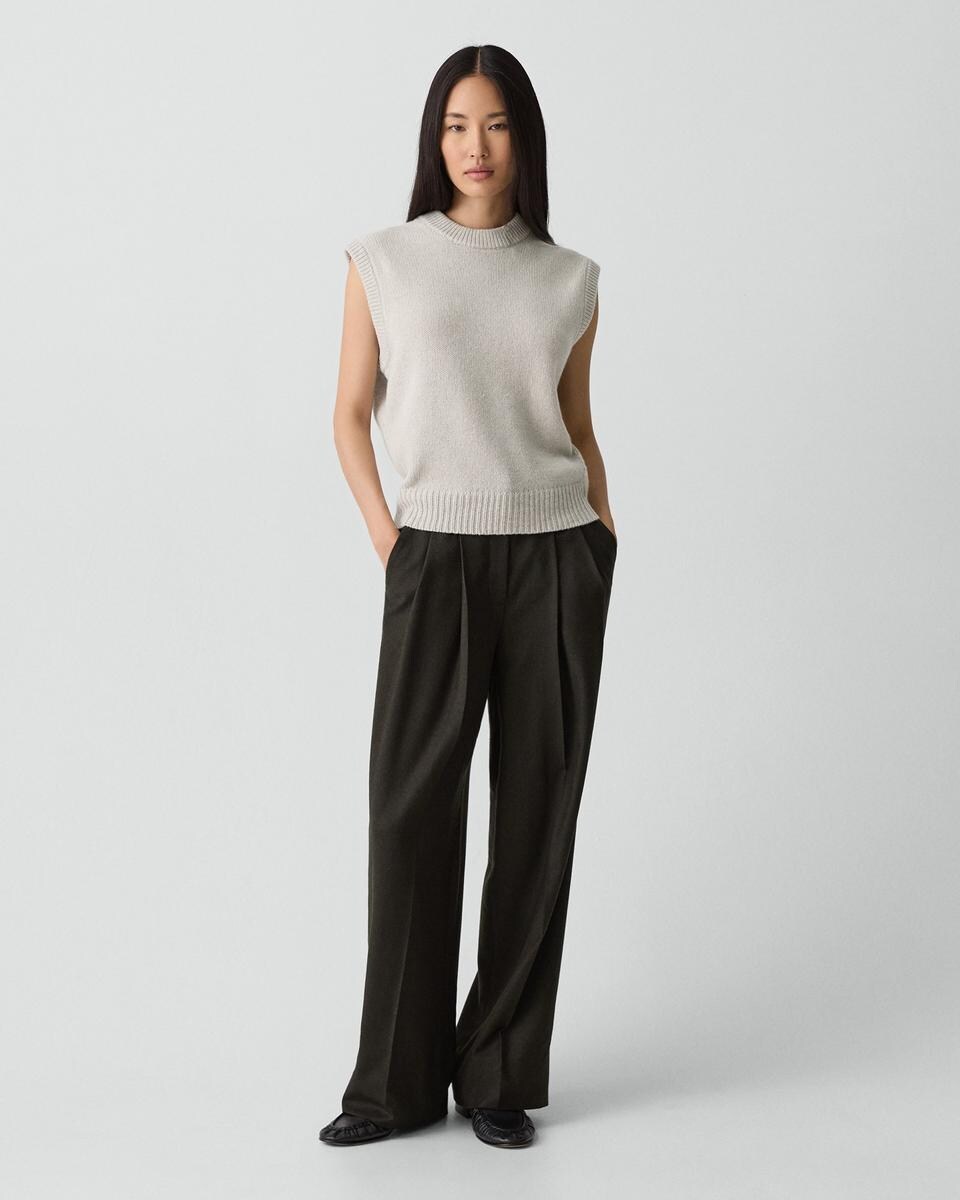 Relaxed Vest in Recycled Cashmere